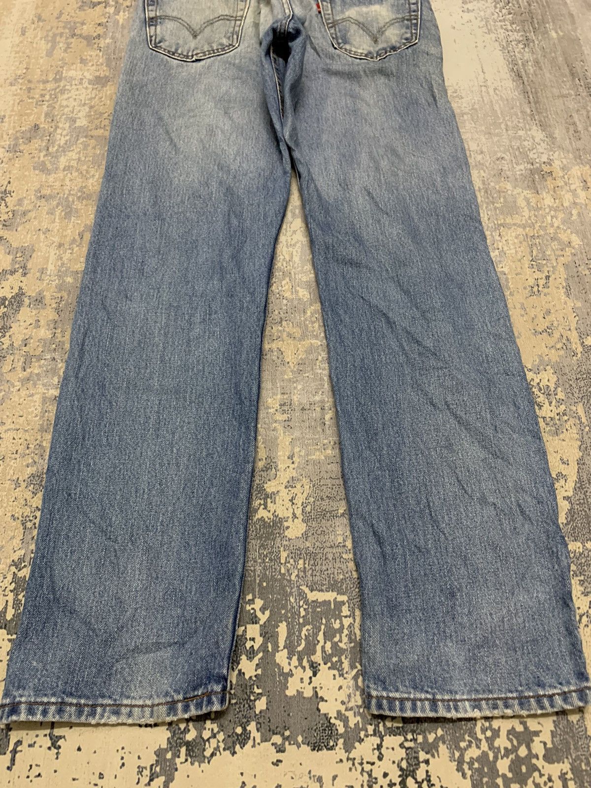 Levi's Levi's 505 Regular Fit Jeans Light Wash Straight Leg Denim Size US 31 - 13 Thumbnail