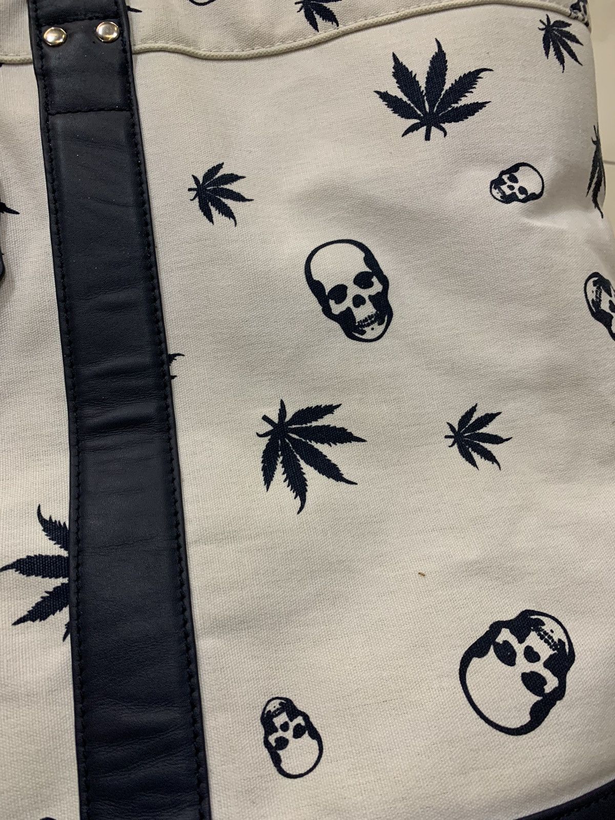 Lucien Pellat-Finet LPF SKULLS HEMP TOTE BAG Size ONE SIZE - 4 Thumbnail