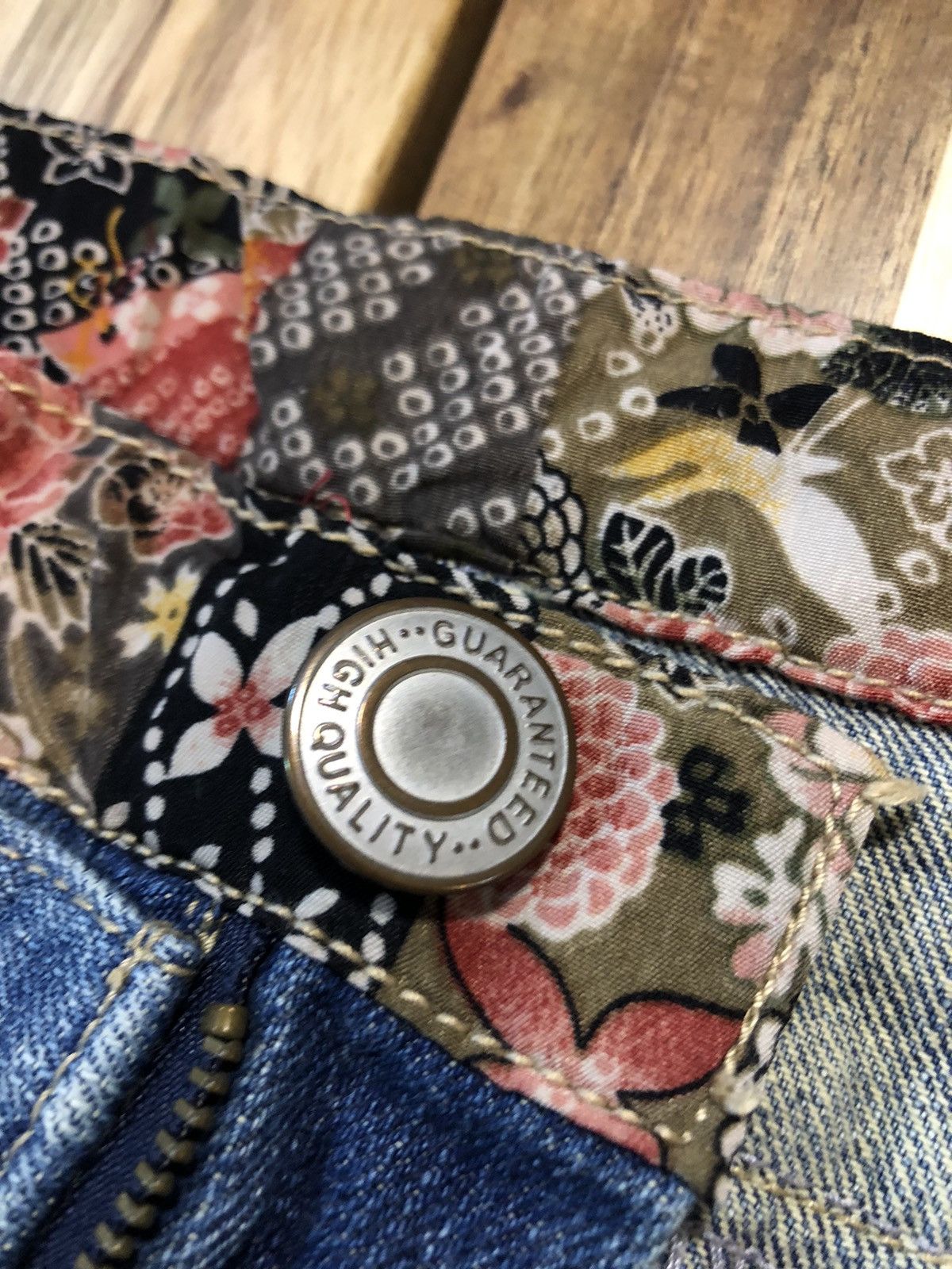 Japanese Brand Guaranteed High Quality Patchwork Japanese Denim Jeans Size US 32 / EU 48 - 6 Thumbnail
