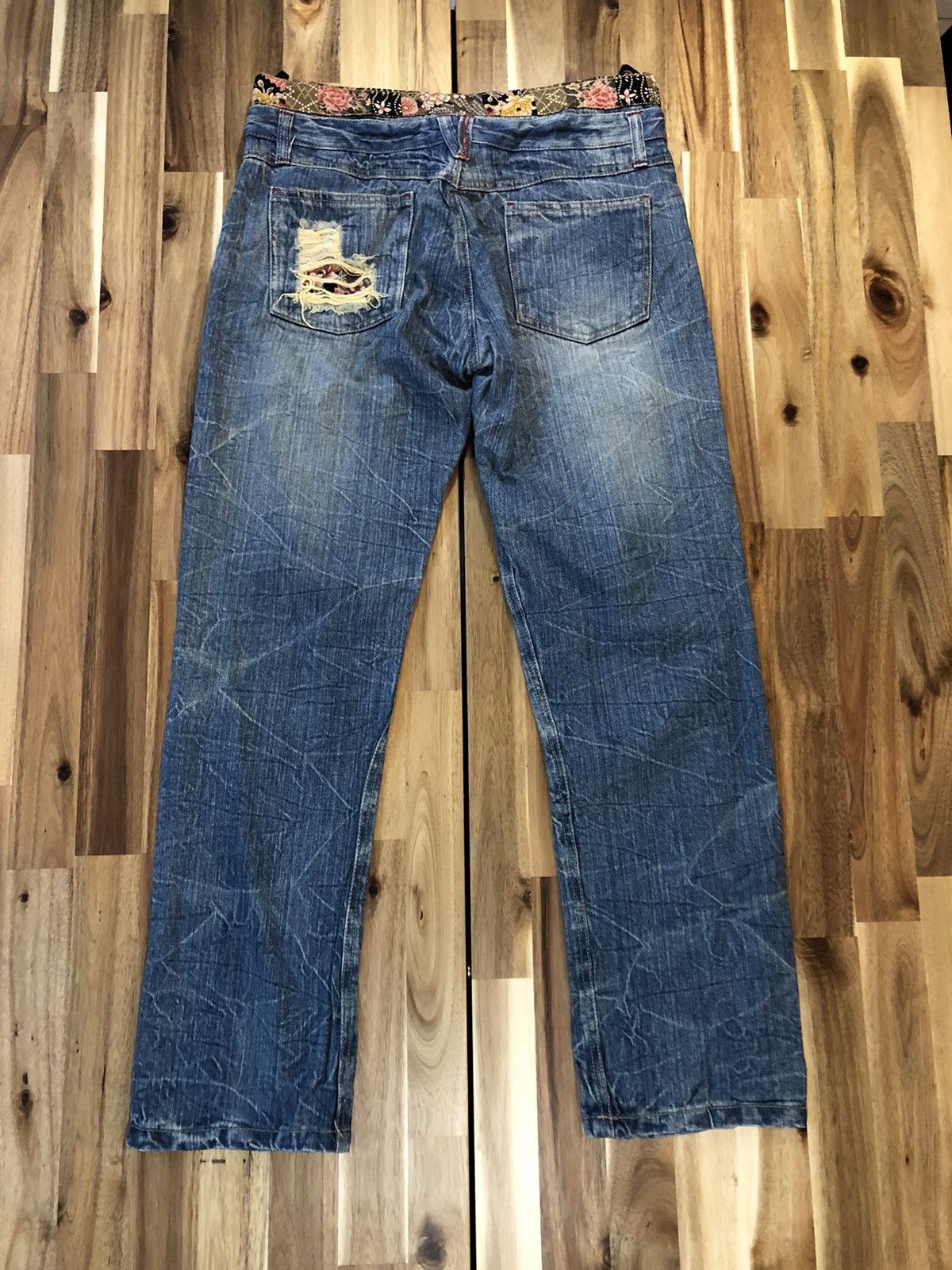 Japanese Brand Guaranteed High Quality Patchwork Japanese Denim Jeans Size US 32 / EU 48 - 2 Thumbnail
