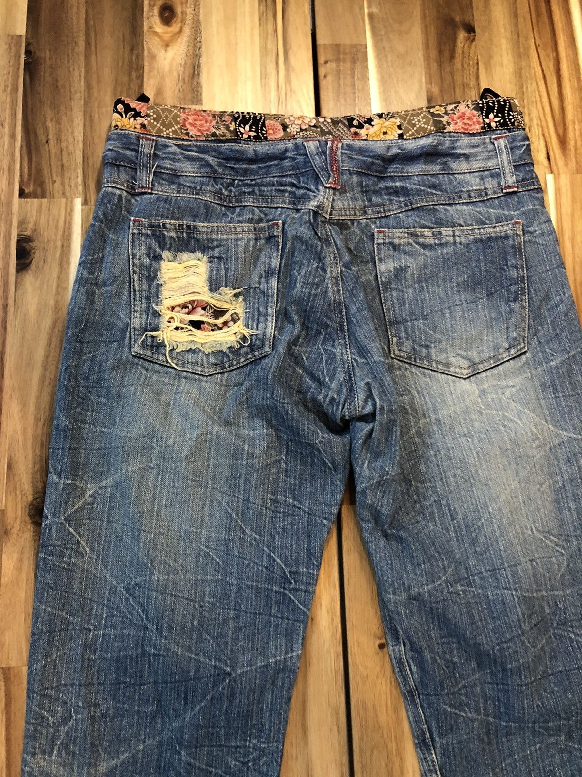 Japanese Brand Guaranteed High Quality Patchwork Japanese Denim Jeans Size US 32 / EU 48 - 8 Thumbnail