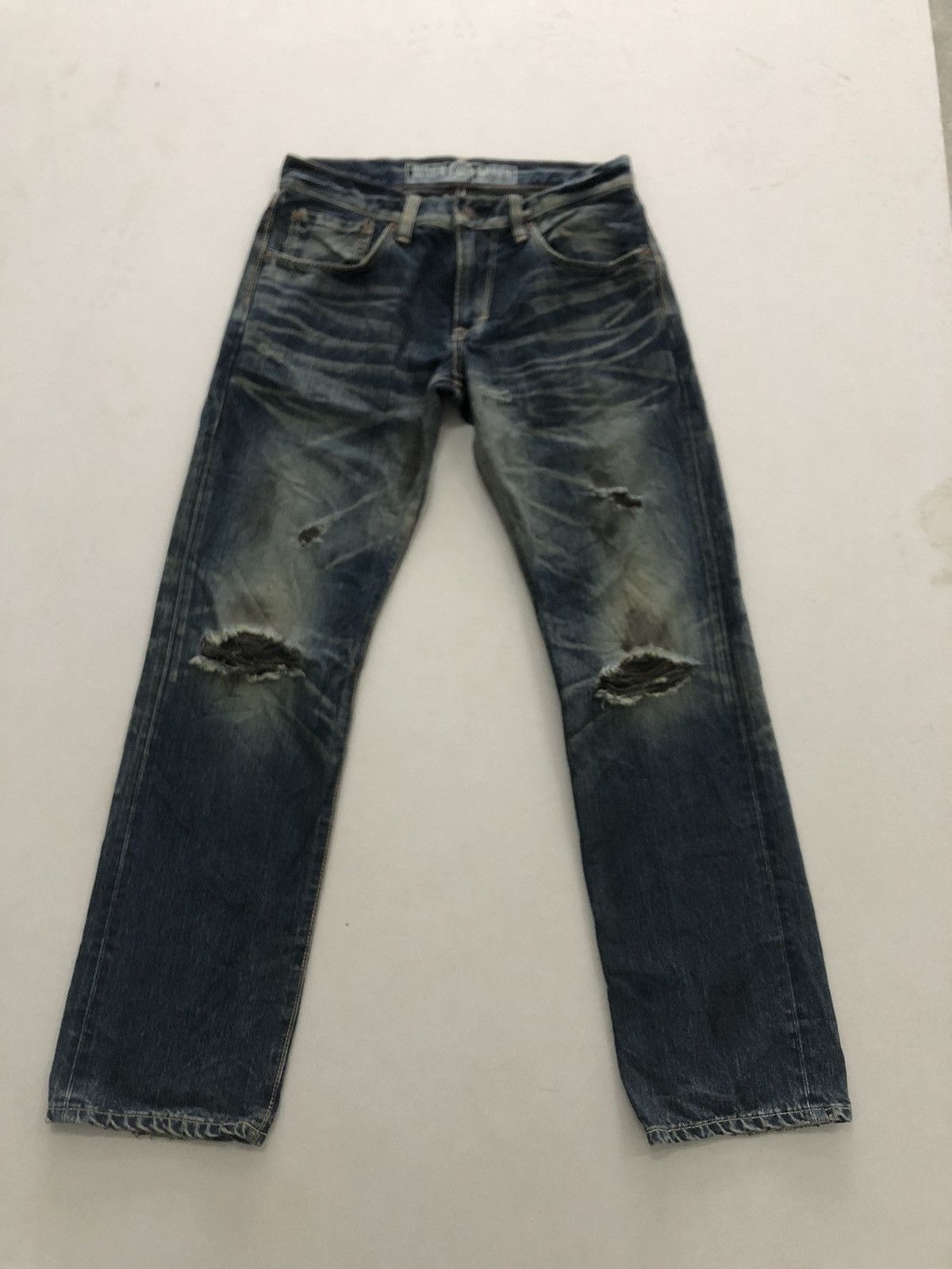 Edwin Edwin 503 Moon Raker TRASHED Denim Size US 32 / EU 48 - 1 Thumbnail