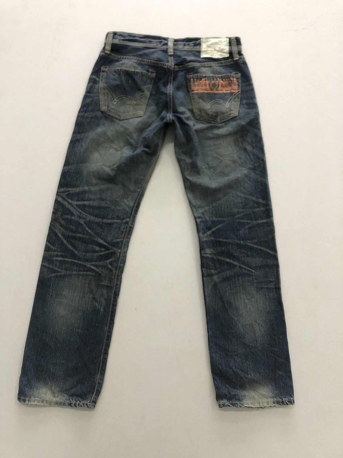 Edwin Edwin 503 Moon Raker TRASHED Denim Size US 32 / EU 48 - 2 Thumbnail