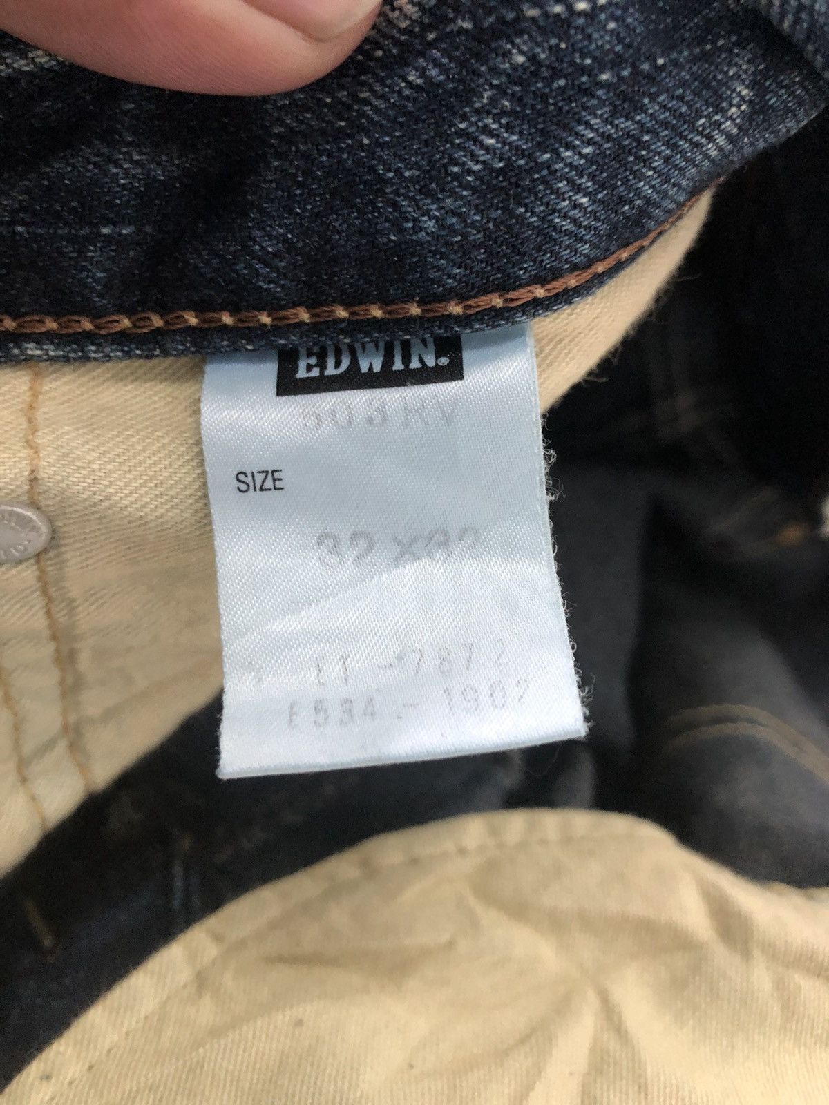 Edwin Edwin 503 Moon Raker TRASHED Denim Size US 32 / EU 48 - 9 Thumbnail