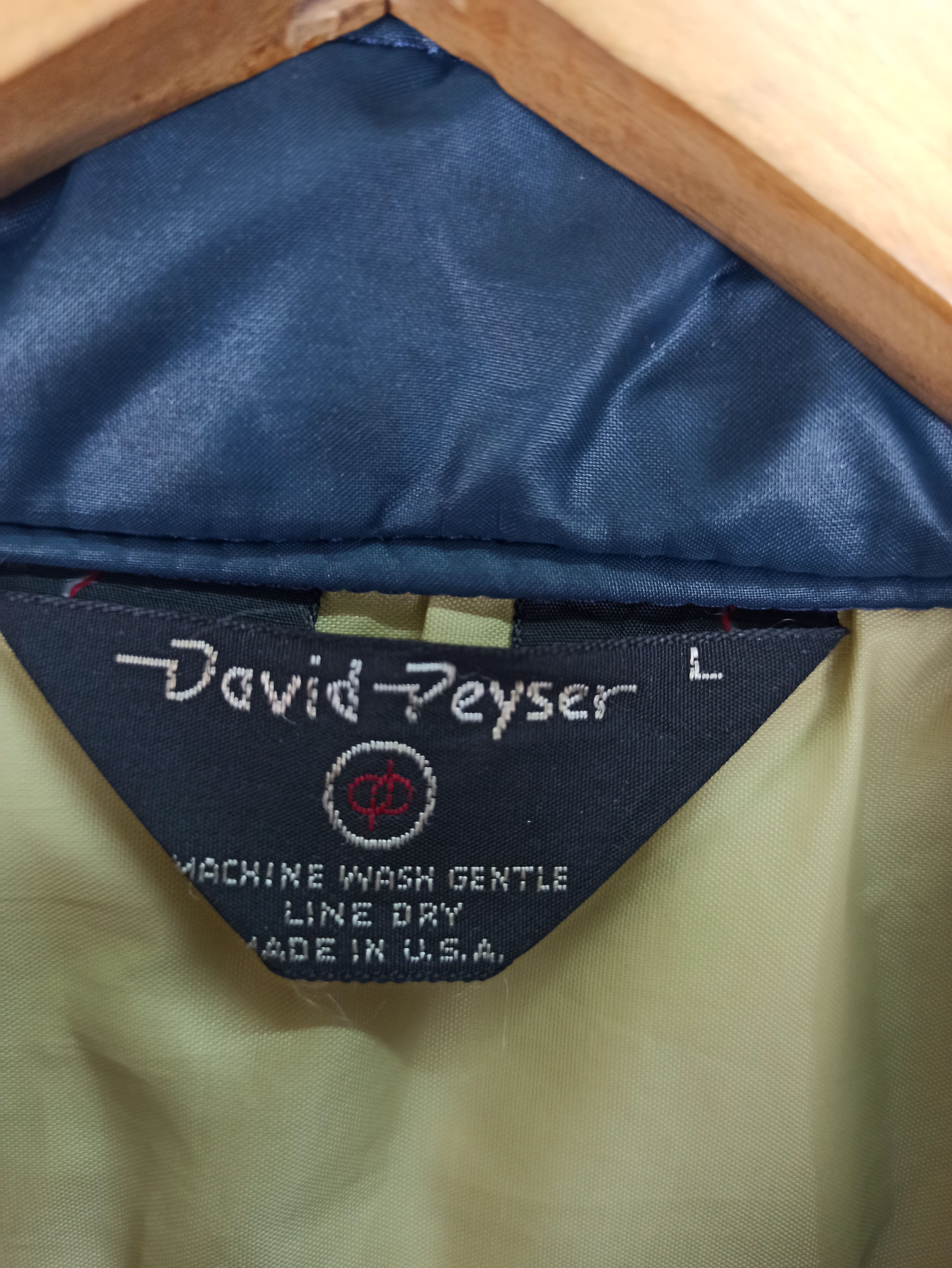 Other Vintage David Peyser Vest Puffer Pocket (c38) Size US L / EU 52-54 / 3 - 6 Thumbnail