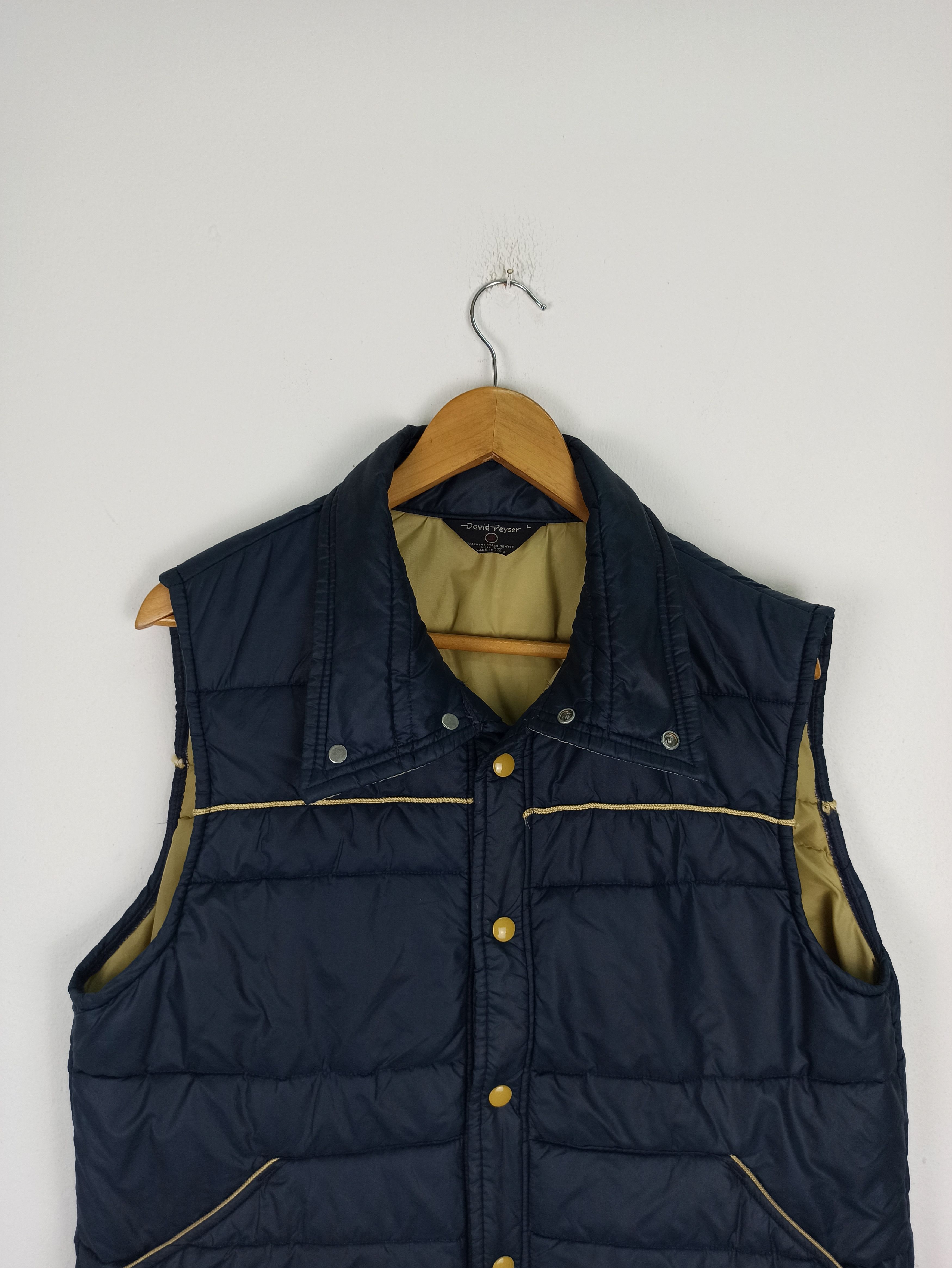 Other Vintage David Peyser Vest Puffer Pocket (c38) Size US L / EU 52-54 / 3 - 2 Thumbnail
