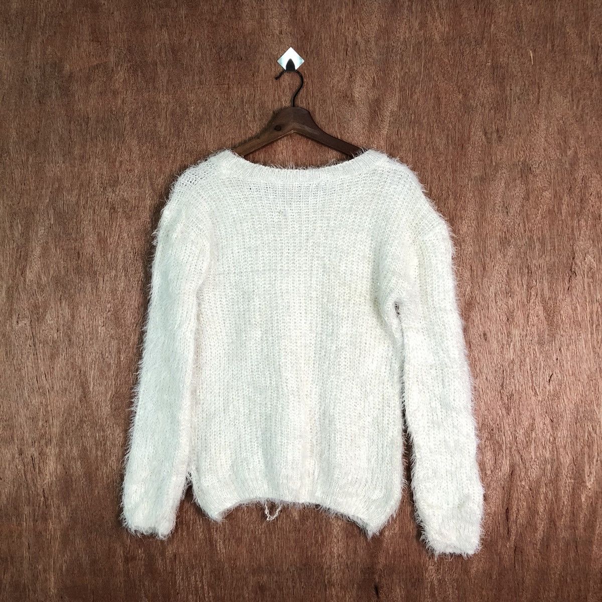 Homespun Knitwear Japanese Brand Shag Shaggy Fur Mohair Knitwear #6541 Size M / US 6-8 / IT 42-44 - 8 Thumbnail