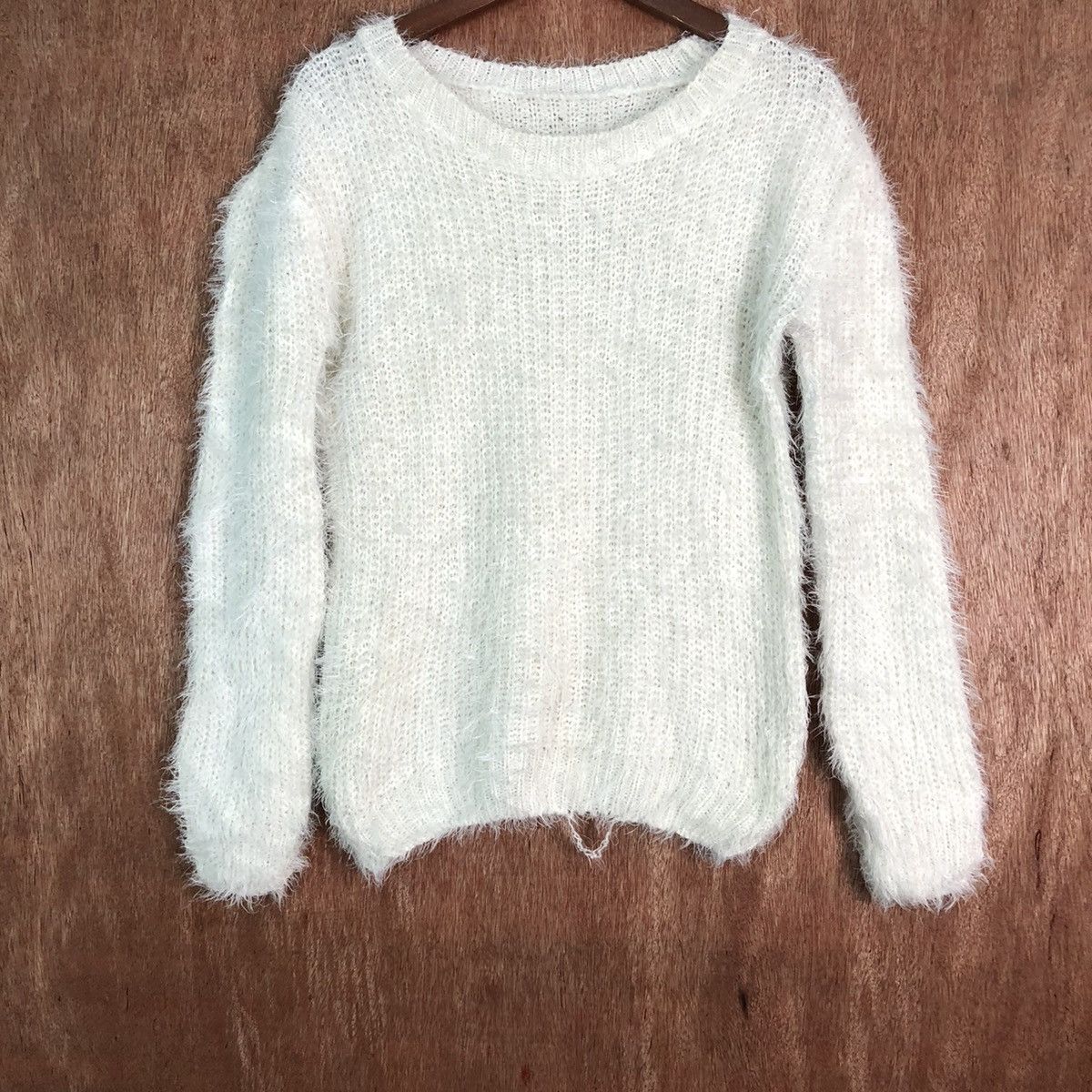 Homespun Knitwear Japanese Brand Shag Shaggy Fur Mohair Knitwear #6541 Size M / US 6-8 / IT 42-44 - 3 Thumbnail