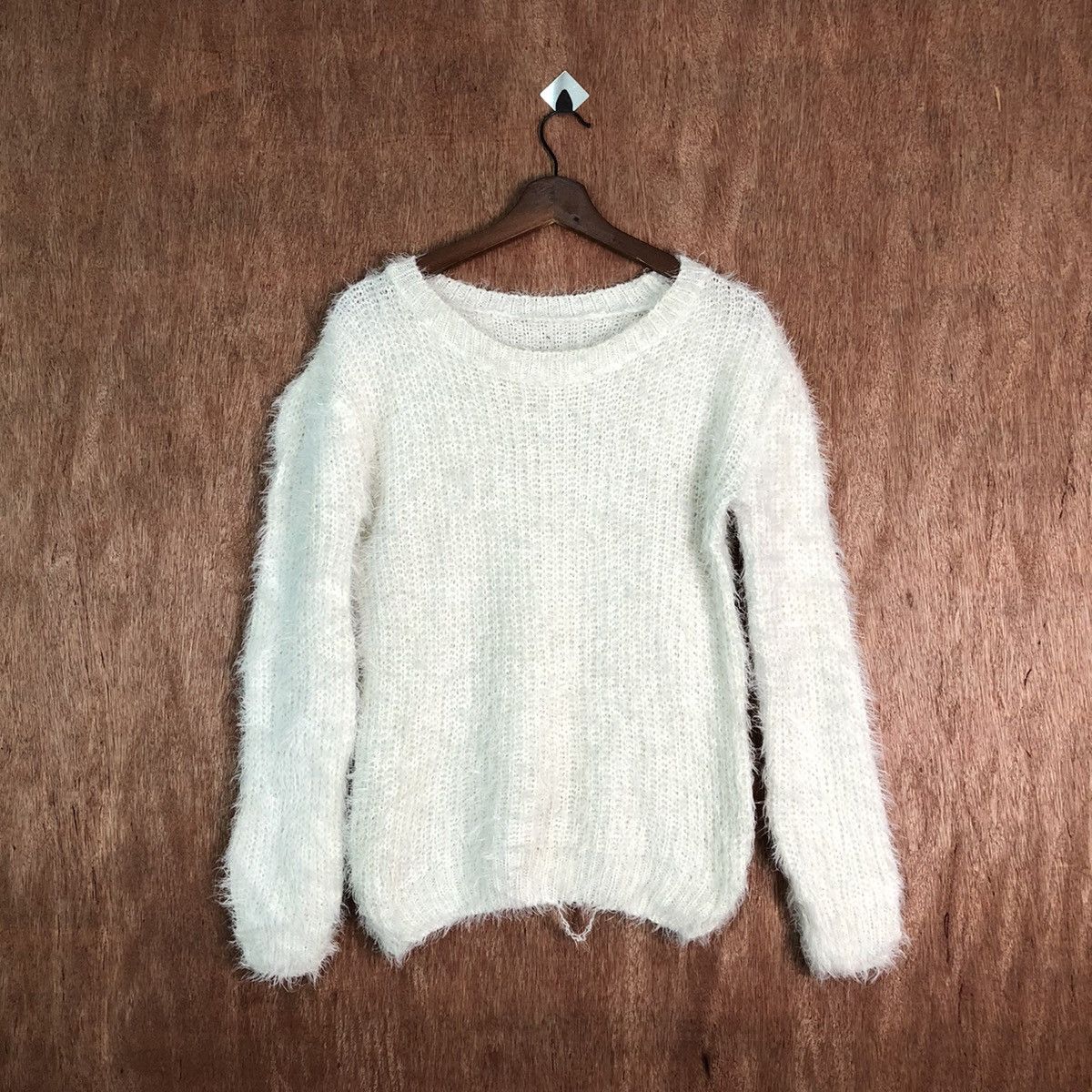 Homespun Knitwear Japanese Brand Shag Shaggy Fur Mohair Knitwear #6541 Size M / US 6-8 / IT 42-44 - 1 Thumbnail