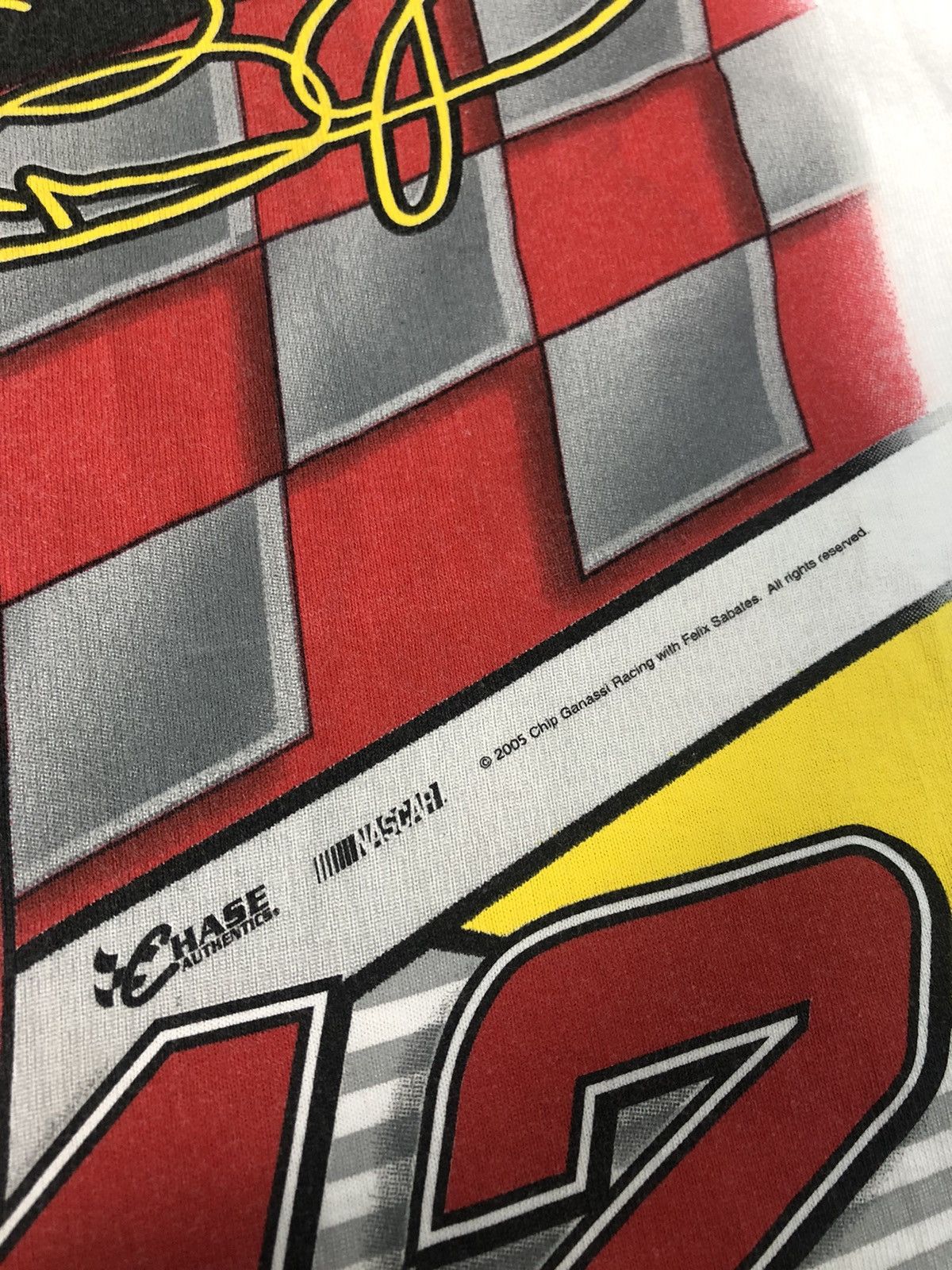 NASCAR Vintage Jamie Mc Murray Nascar Champion Full Print T-Shirt Size US L / EU 52-54 / 3 - 4 Thumbnail
