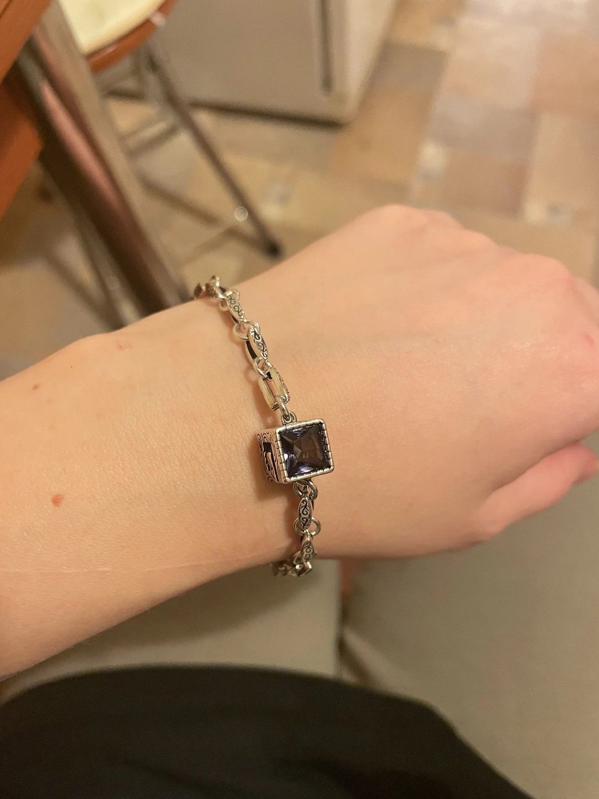 Jewelry × Vintage Square Zircon Bracelet Size ONE SIZE - 4 Thumbnail