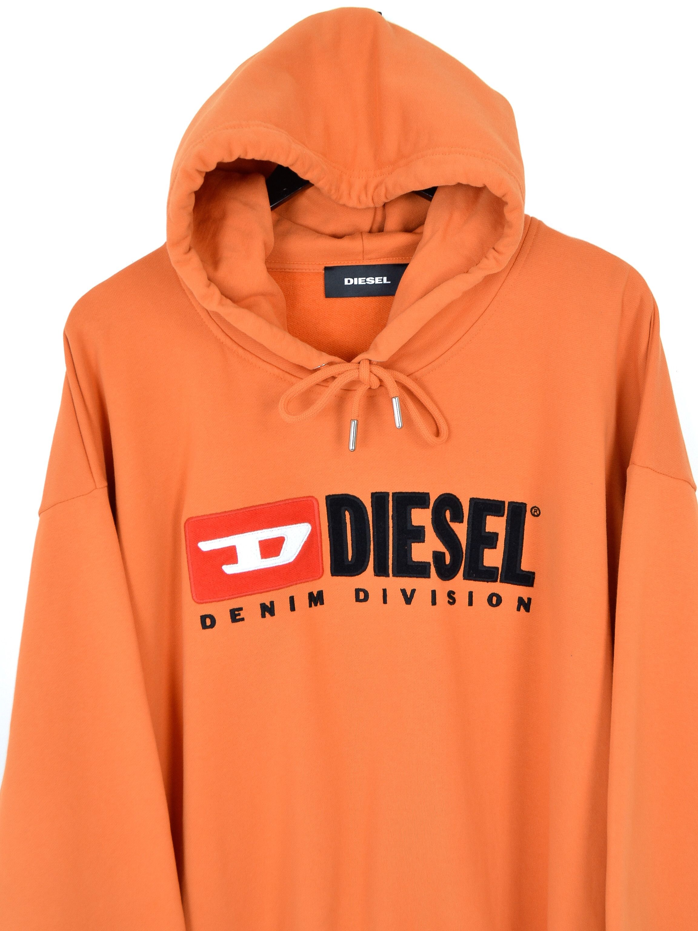 Diesel Diesel Logo Orange Hoodie Buggy Fit Oversized Size US XL / EU 56 / 4 - 2 Thumbnail