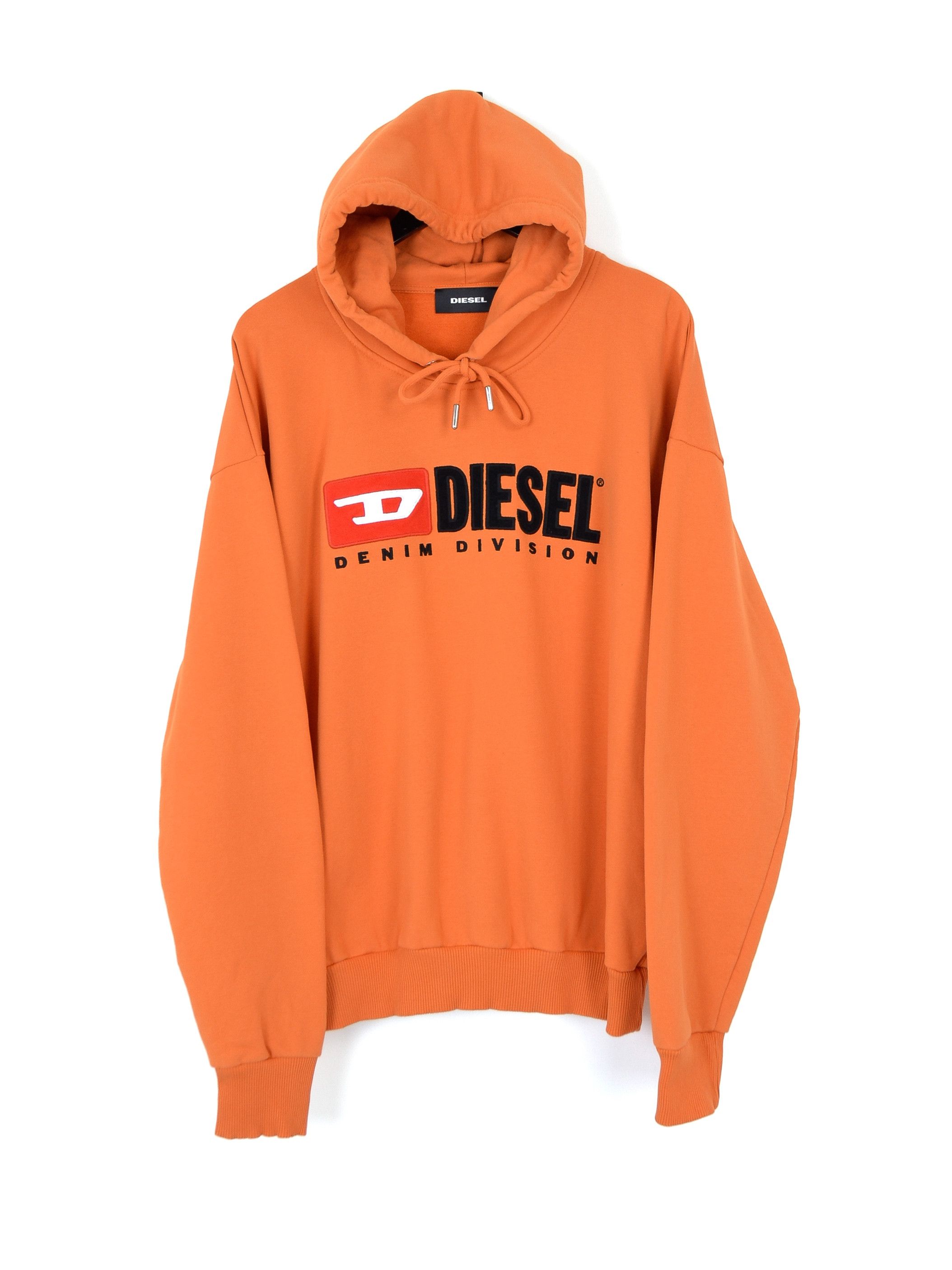 Diesel Diesel Logo Orange Hoodie Buggy Fit Oversized Size US XL / EU 56 / 4 - 1 Thumbnail