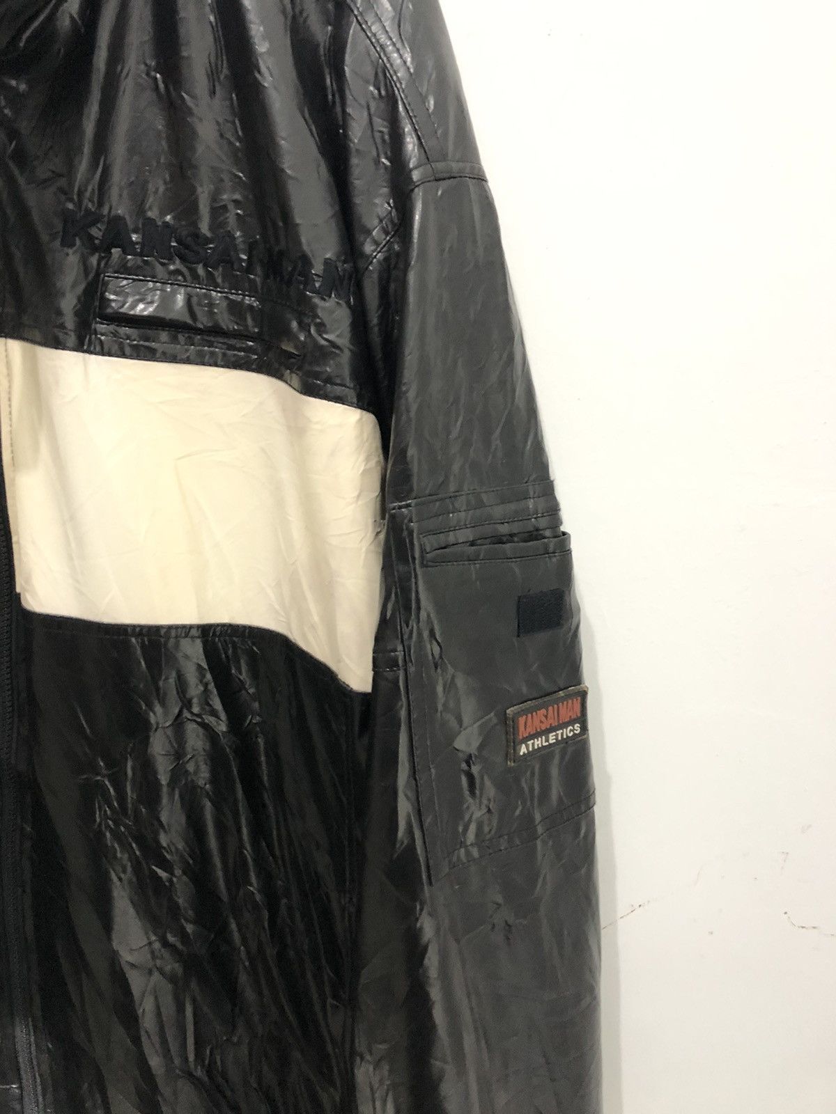 Japanese Brand × Kansai Yamamoto Kansai Man Big Logo Waterproofs Jacket Size US XL / EU 56 / 4 - 5 Thumbnail