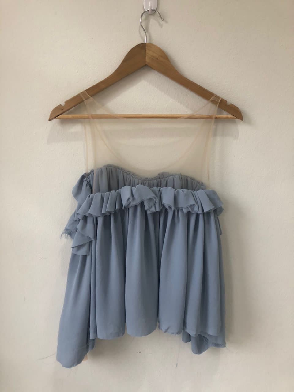 Vintage Neploe Ruffles Blouse Size S / US 4 / IT 40 - 3 Thumbnail