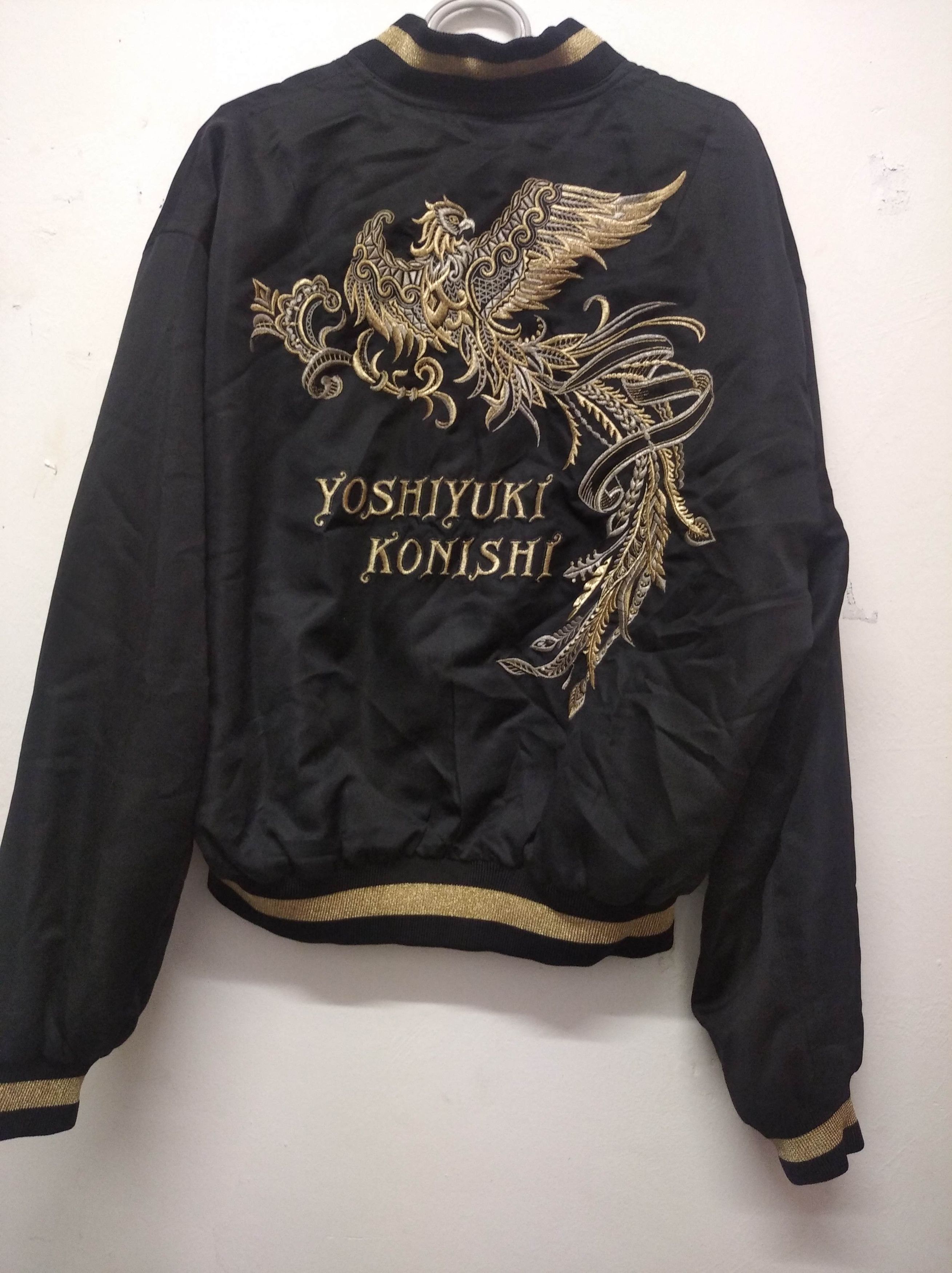 Vintage ficce Yoshiyuki konishi bombers pattern jacket