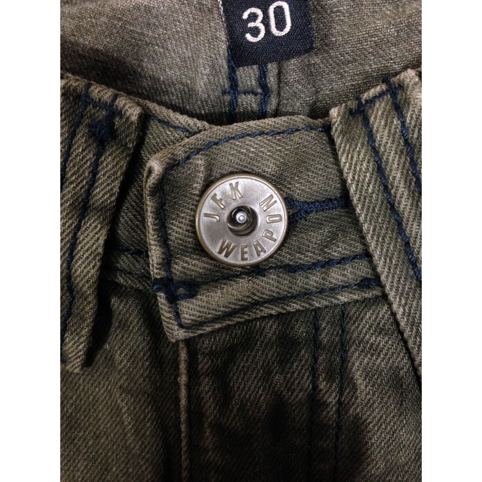 Denime JFK WEAPON Bush Denim Pant Double Pocket Nice Design Size US 31 - 7 Thumbnail