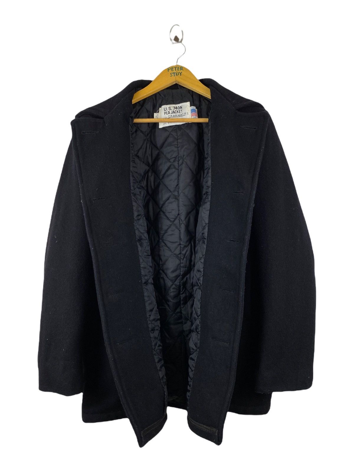 Schott × Vintage VINTAGE US 740N SCHOTT NAVY PEA COAT Size US M / EU 48-50 / 2 - 4 Thumbnail