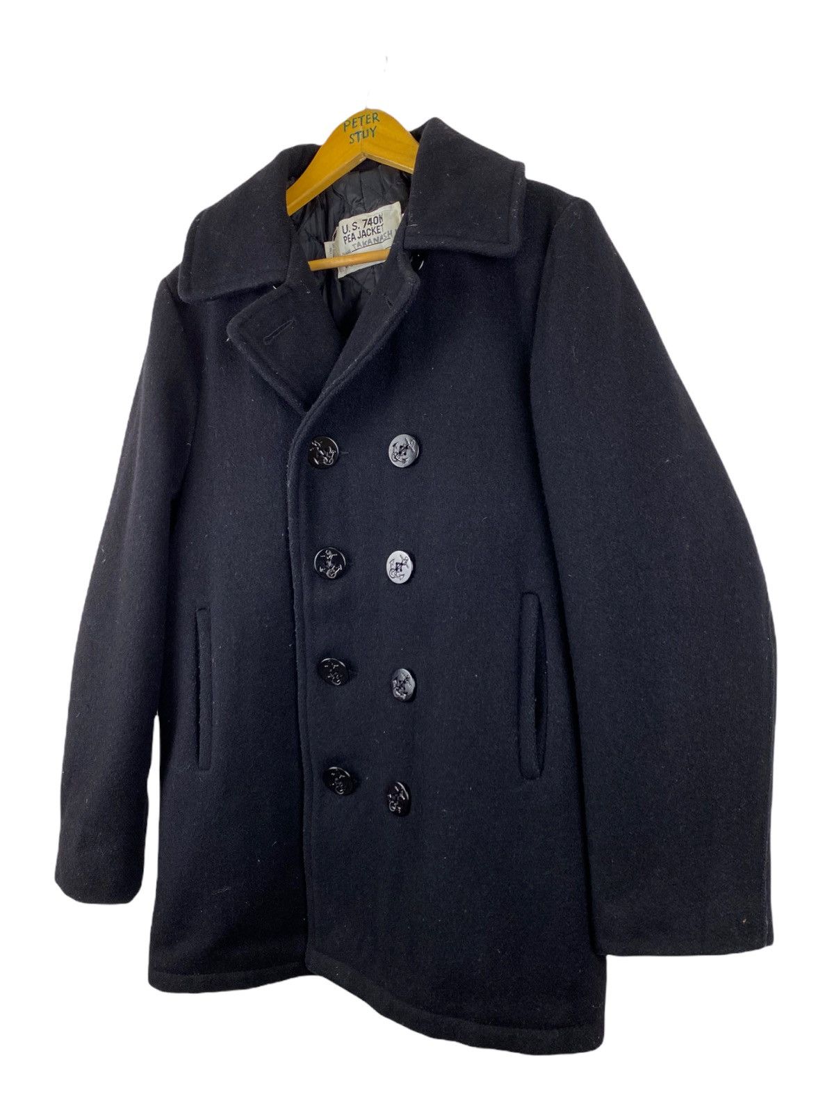 Schott × Vintage VINTAGE US 740N SCHOTT NAVY PEA COAT Size US M / EU 48-50 / 2 - 2 Thumbnail