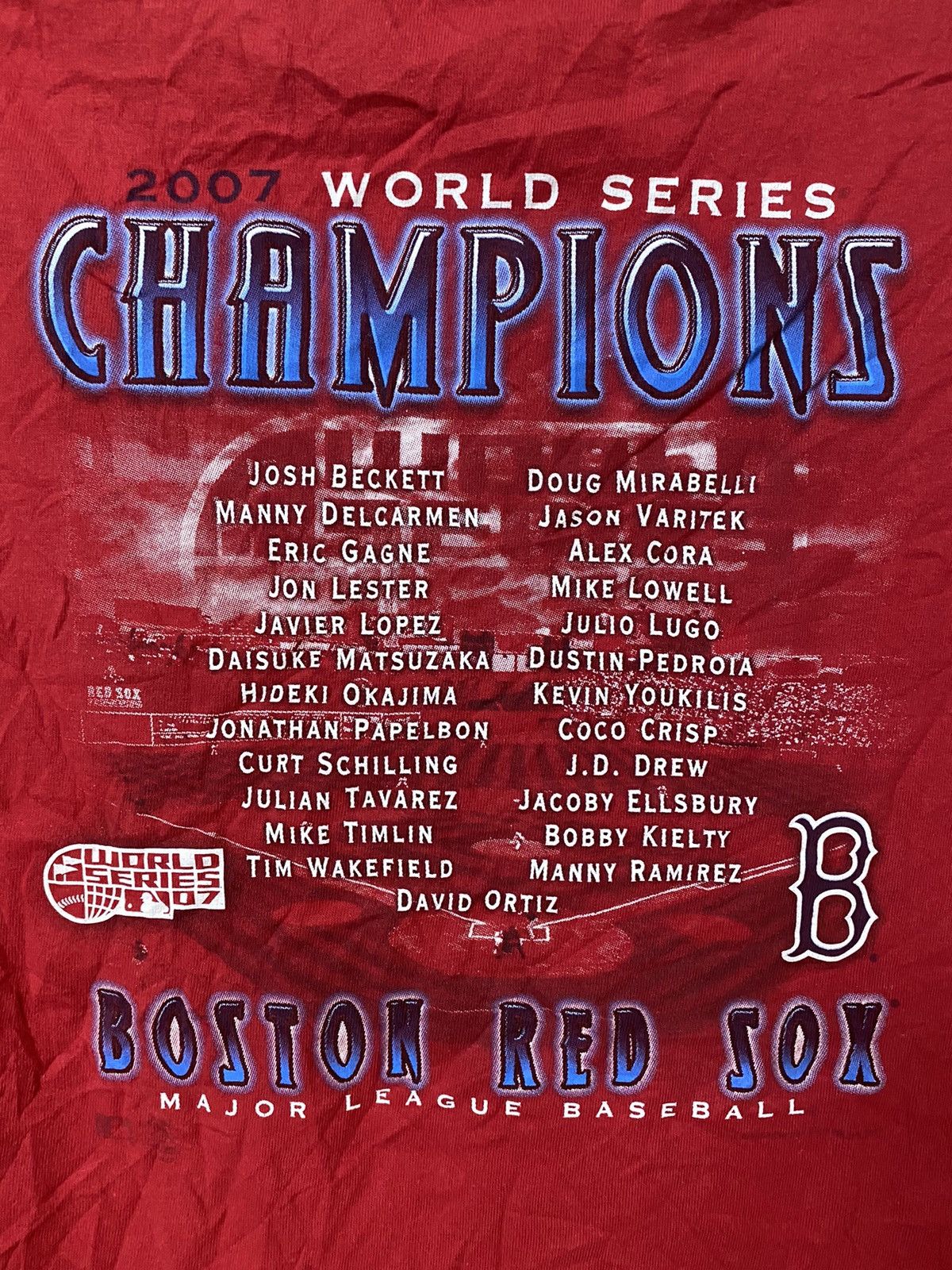 Sports Specialties × Vintage Vintage Y2K World Series champion Boston Red Sox Size US L / EU 52-54 / 3 - 6 Thumbnail