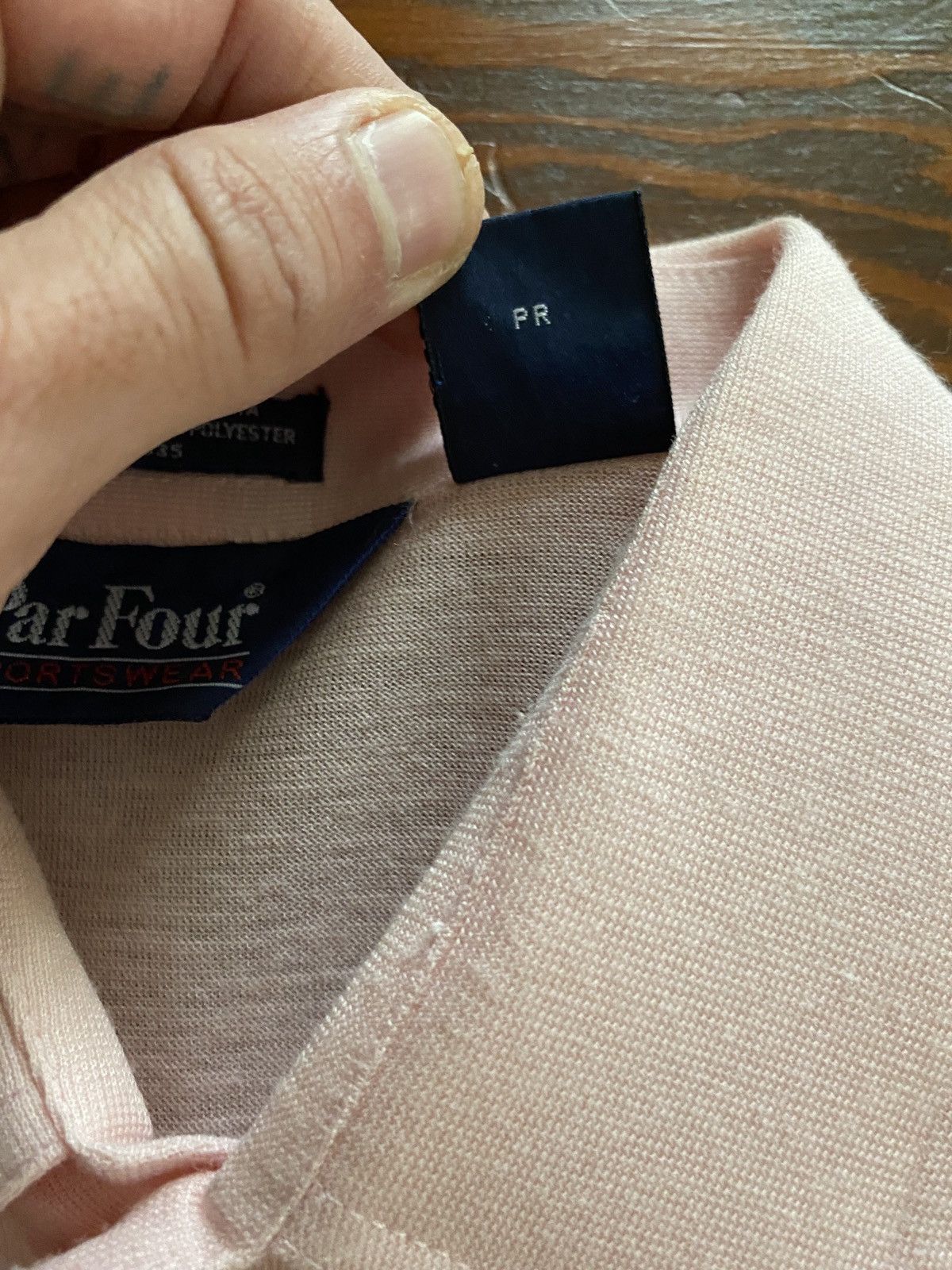 Vintage Vintage 80’s Par Four Pink Single Stitch Golf Polo Size US M / EU 48-50 / 2 - 6 Thumbnail