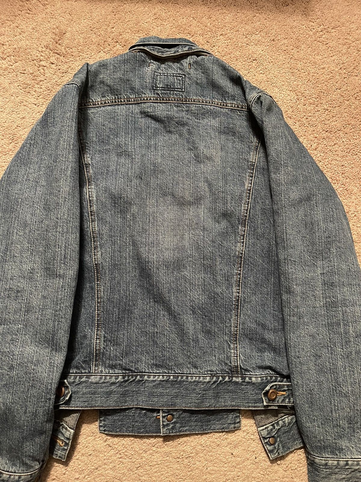 Japanese Brand × Maison MIHARA YASUHIRO Mihara Yasuhiro Pleated Jean Jacket Medium M Sosu Co LTD Size US M / EU 48-50 / 2 - 4 Thumbnail