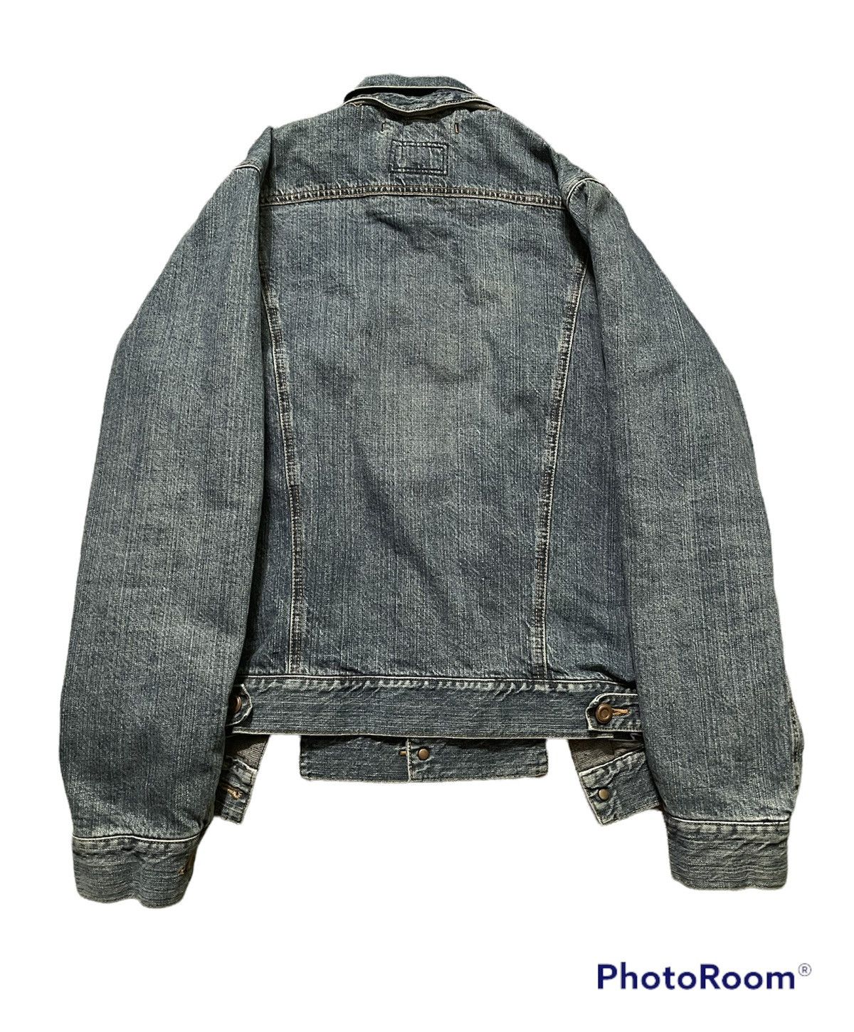 Japanese Brand × Maison MIHARA YASUHIRO Mihara Yasuhiro Pleated Jean Jacket Medium M Sosu Co LTD Size US M / EU 48-50 / 2 - 2 Thumbnail