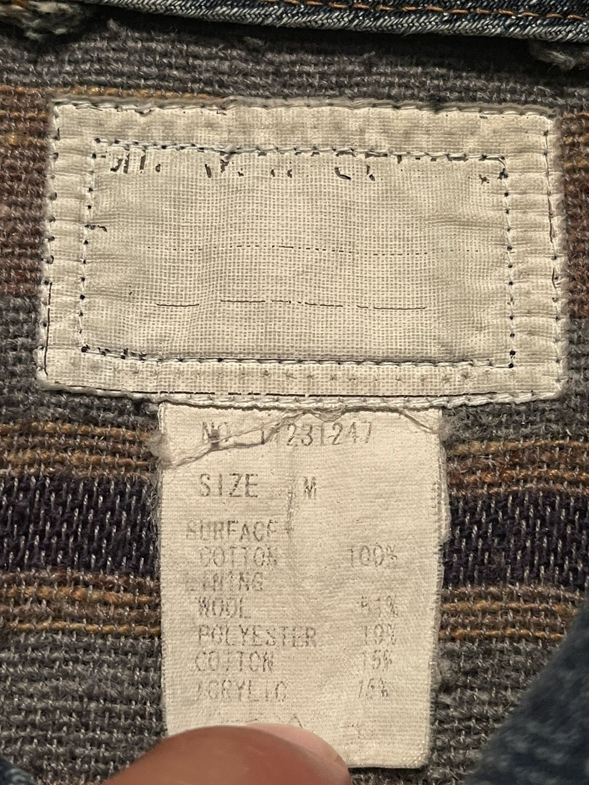 Japanese Brand × Maison MIHARA YASUHIRO Mihara Yasuhiro Pleated Jean Jacket Medium M Sosu Co LTD Size US M / EU 48-50 / 2 - 8 Thumbnail