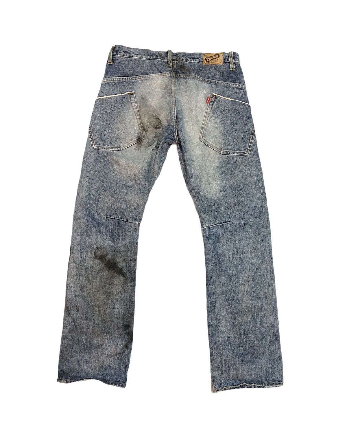 Japanese Brand Tache Japanese brand Denim Dirty Design Size US 32 / EU 48 - 2 Thumbnail