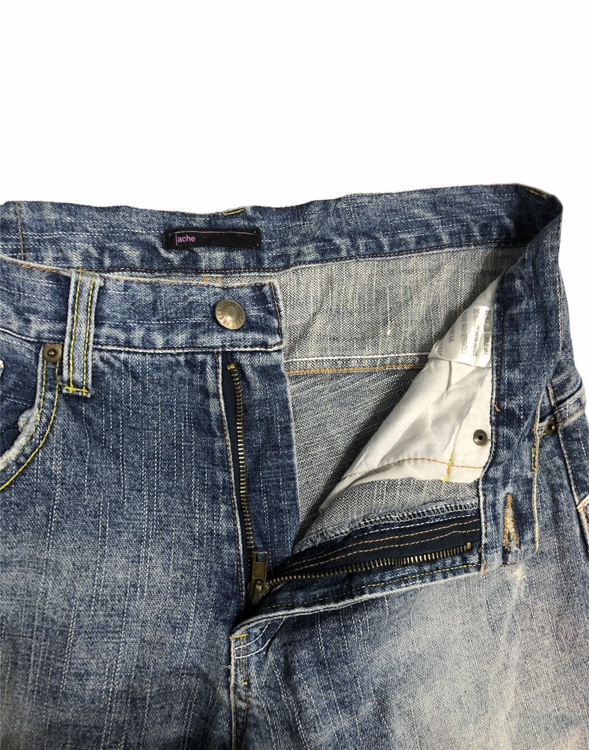 Japanese Brand Tache Japanese brand Denim Dirty Design Size US 32 / EU 48 - 4 Thumbnail