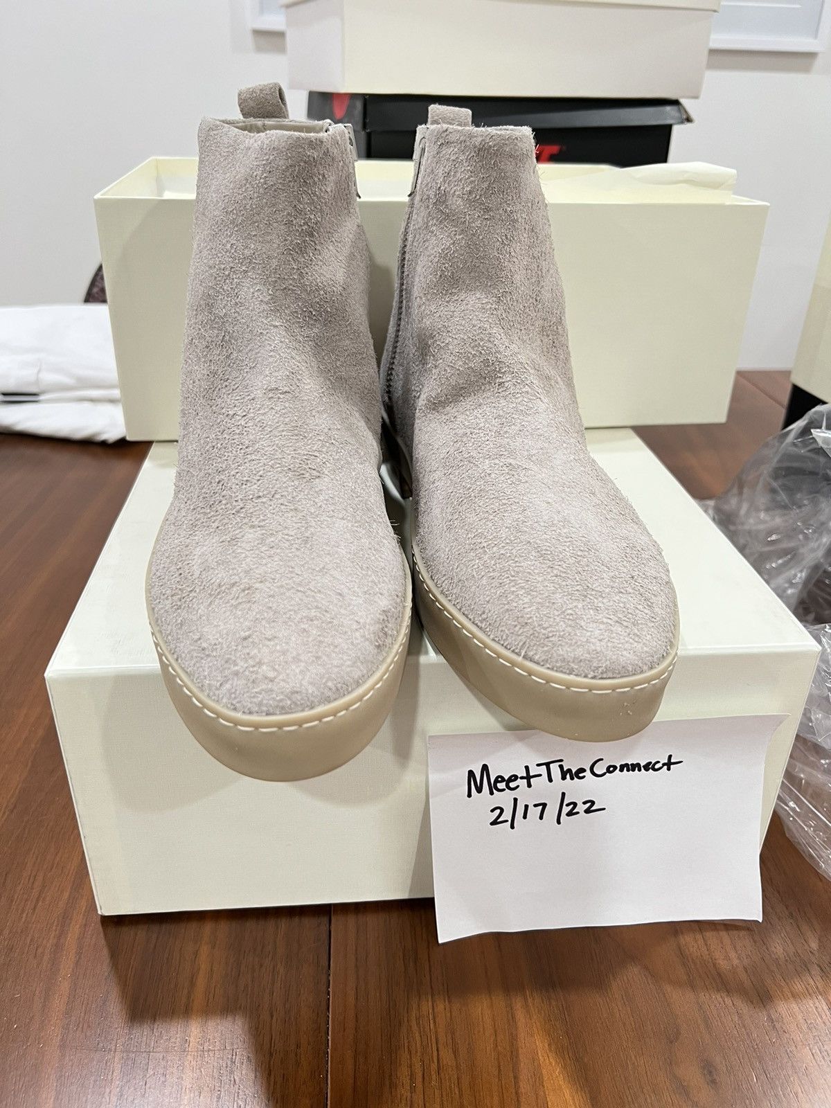Fear of God Chelsea Sante Fe Boot sz 39 / 7 US God Grey Suede Size US 7 / EU 40 - 3 Thumbnail