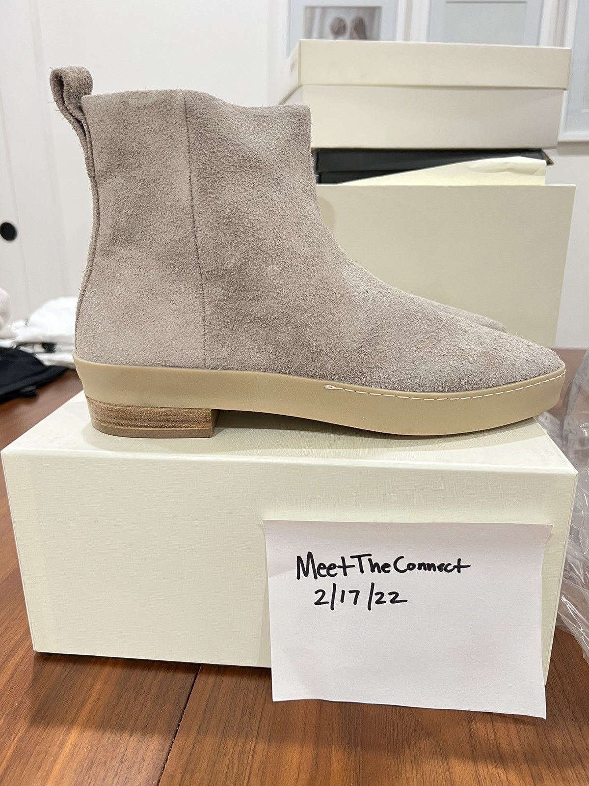 Fear of God Chelsea Sante Fe Boot sz 39 / 7 US God Grey Suede Size US 7 / EU 40 - 2 Thumbnail