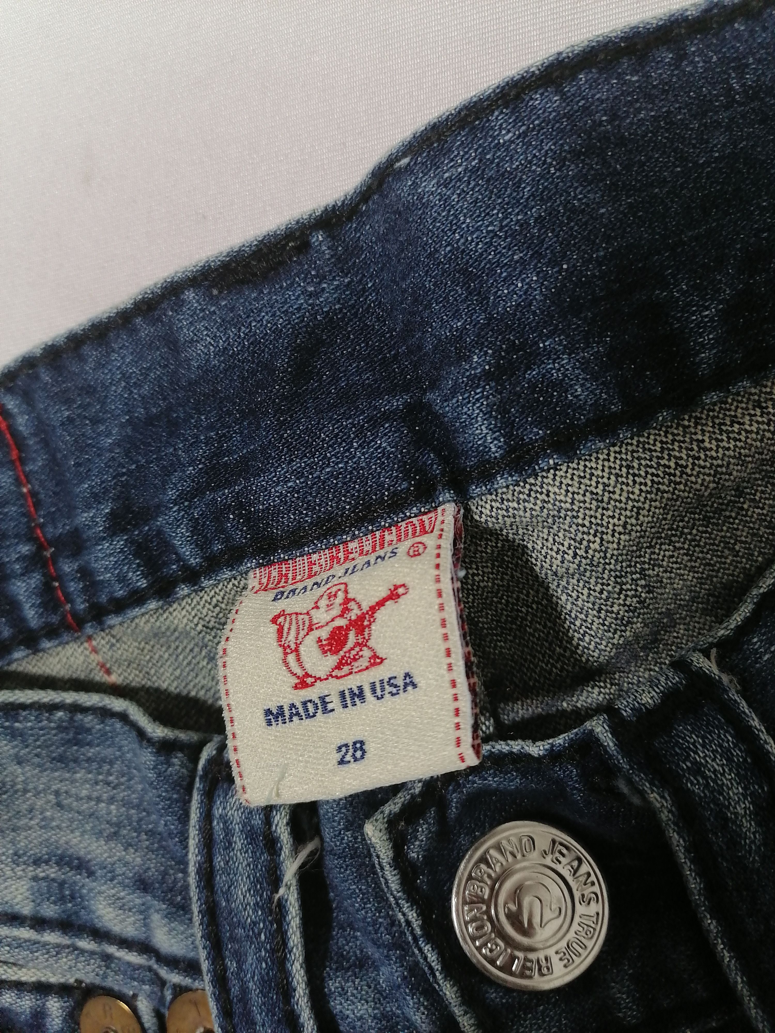 True Religion True Religion Rainbow Billy Denim Jeans Size US 31 - 5 Thumbnail