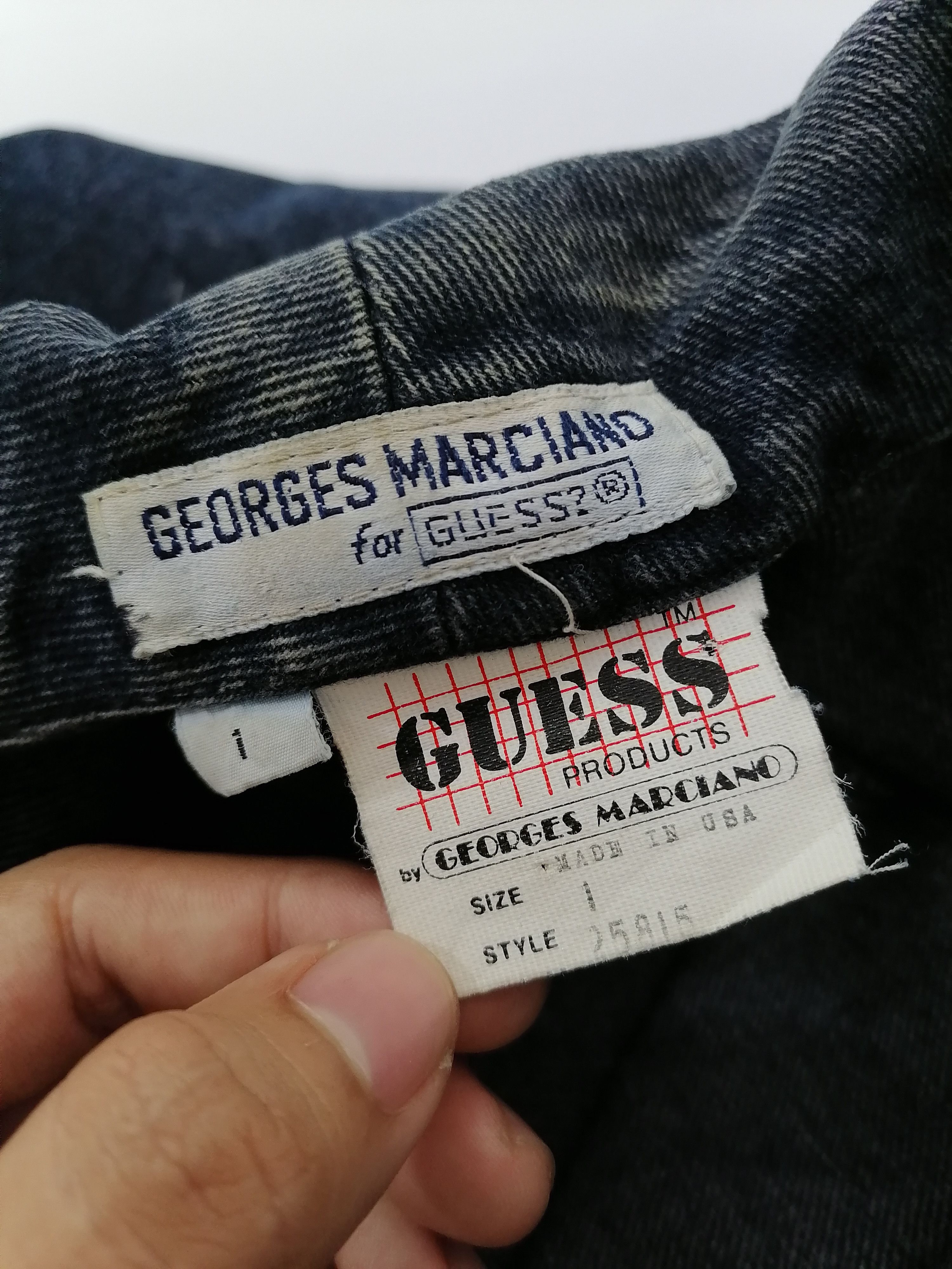 Georges Marciano × Guess × Vintage Georgea Marciano Denim Jacket Size US XL / EU 56 / 4 - 6 Thumbnail