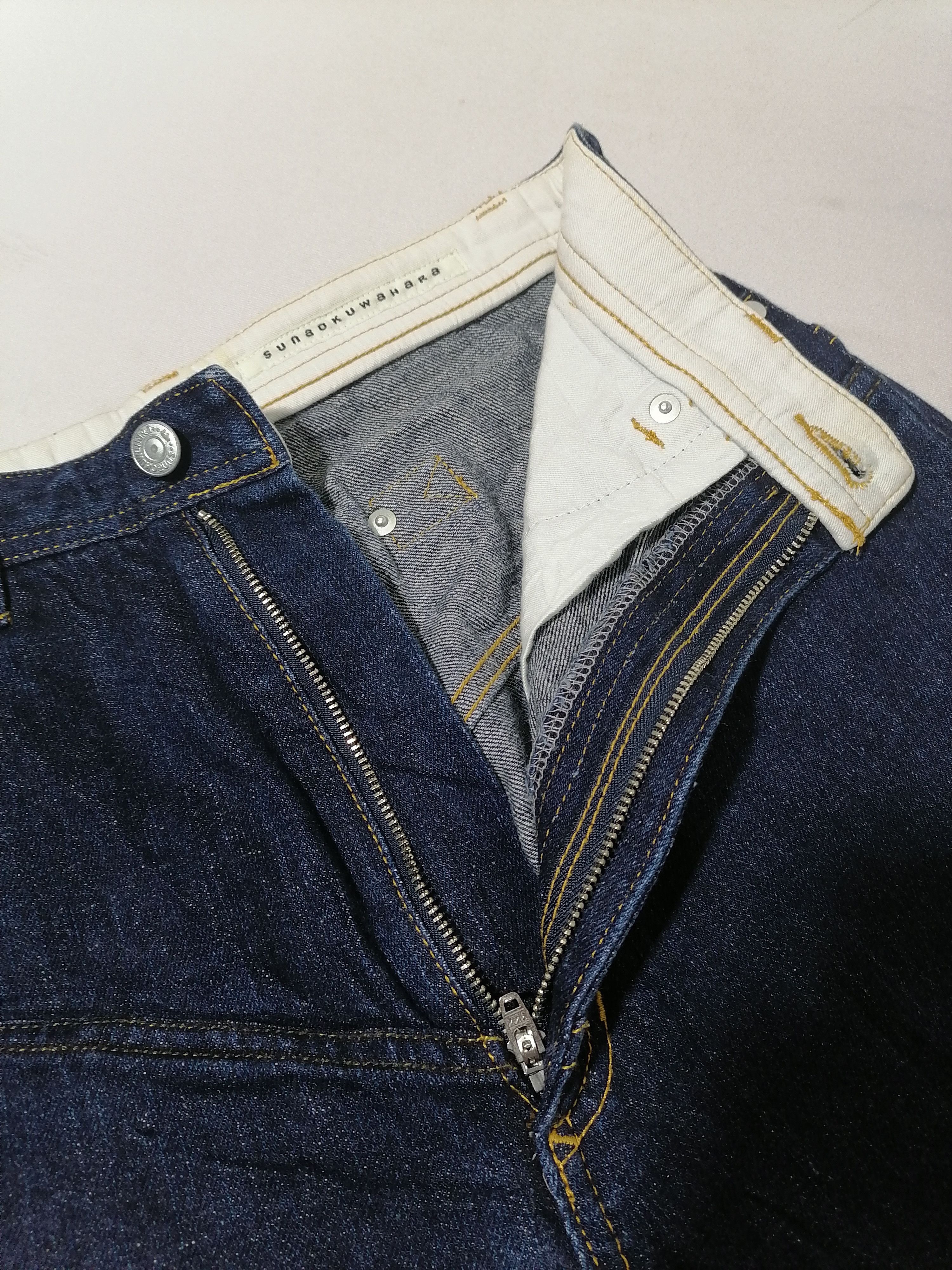 Designer × Japanese Brand Sunao Kuwahara Denim Jeans Size US 28 / EU 44 - 5 Thumbnail