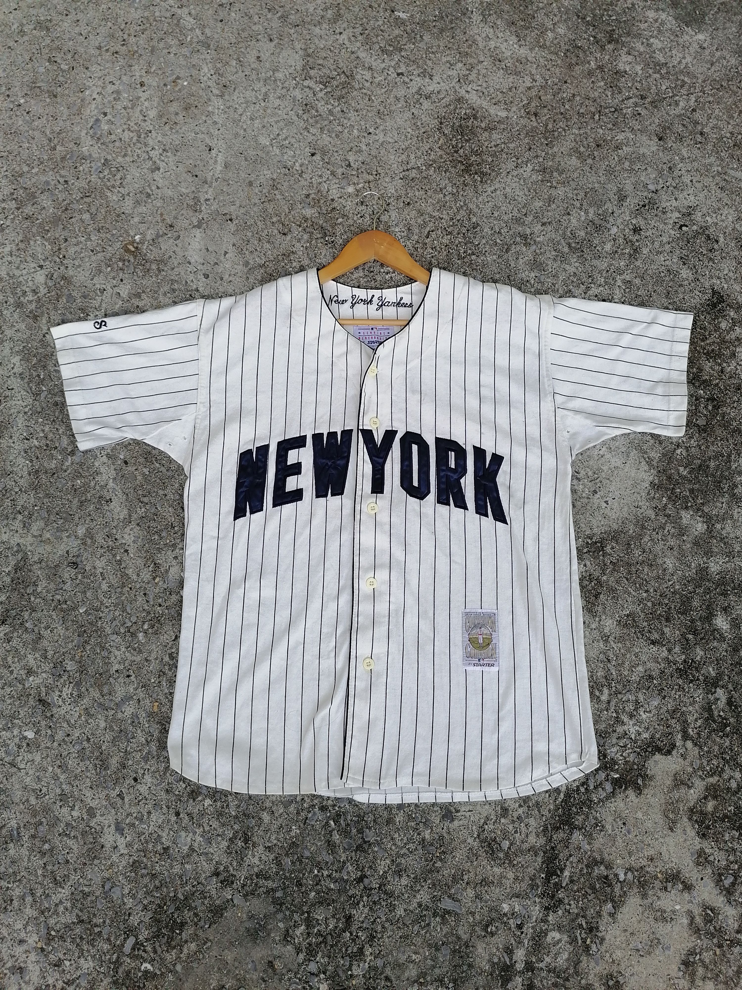 MLB × Starter × Vintage Vintage NEW YORK YANKEES MLB Jersey Size US L / EU 52-54 / 3 - 1 Thumbnail