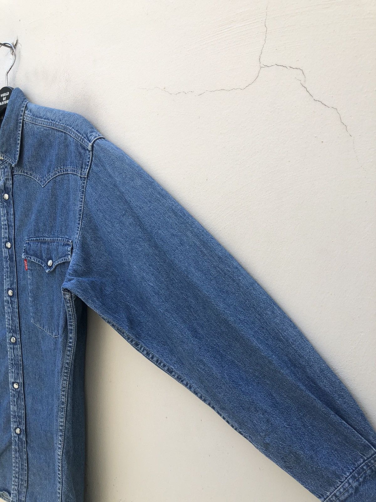 Levi's Vintage Levi’s Snap Button Denim Western Shirt Size US L / EU 52-54 / 3 - 5 Thumbnail