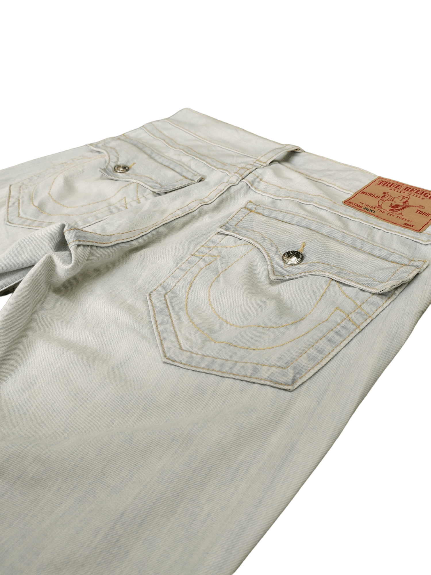 Vintage True Religion RICKY Baggy Denim Jeans Y2k Streetwear