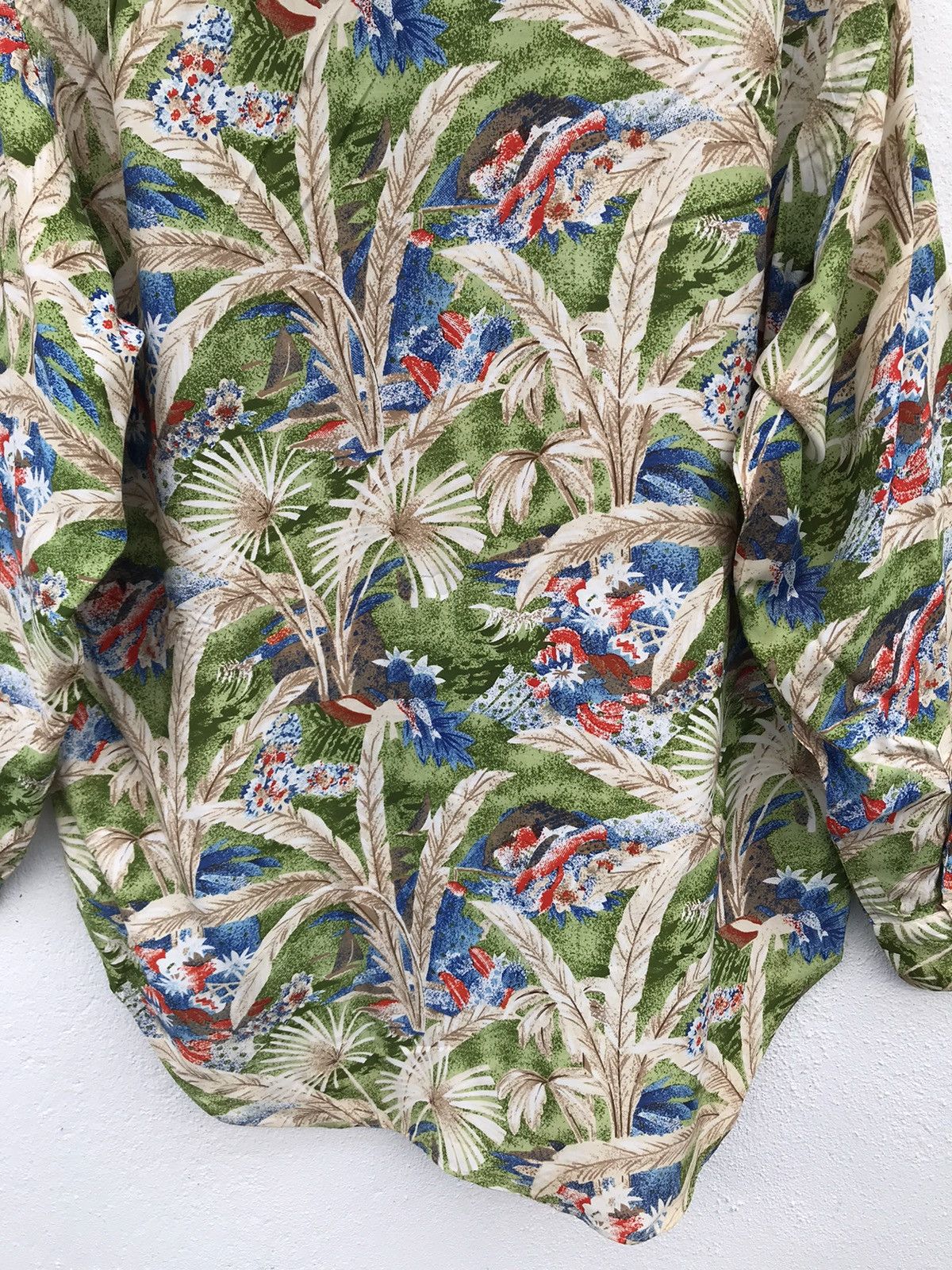 Japanese Brand Made In Japan Odds On by Akira O. floral Shirts Size L / US 10 / IT 46 - 8 Thumbnail