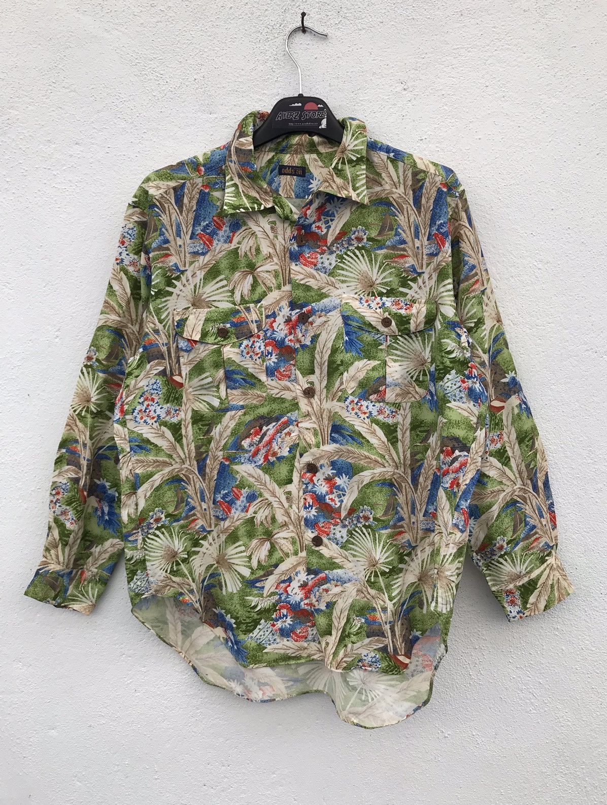 Hawaiian Shirt × Japanese Brand Made In Japan Odds On by Akira O 