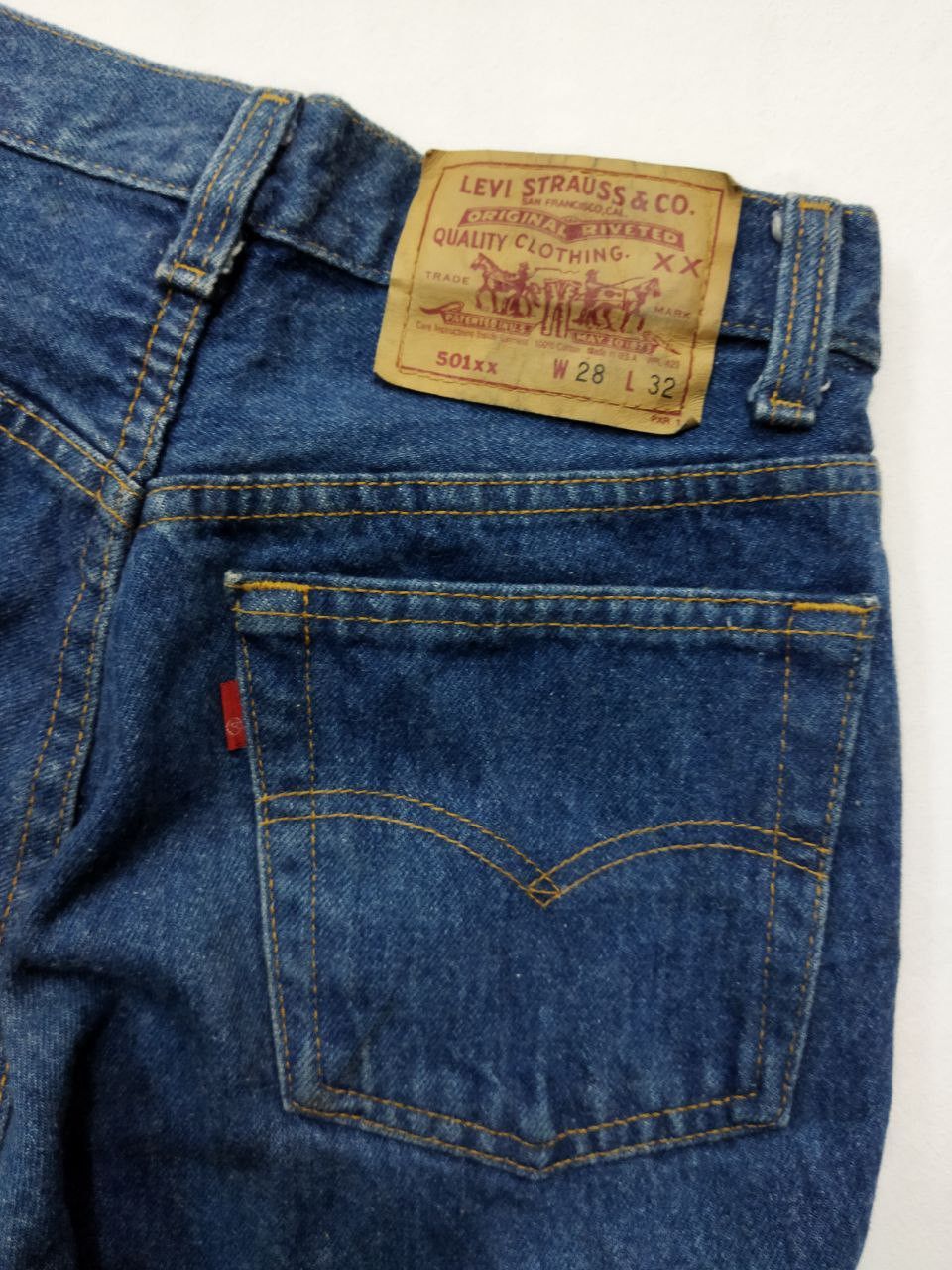 Levi's Vintage Clothing Vintage LEVI'S 501xx Blue Jeans - Size 29 Size US 29 - 3 Thumbnail