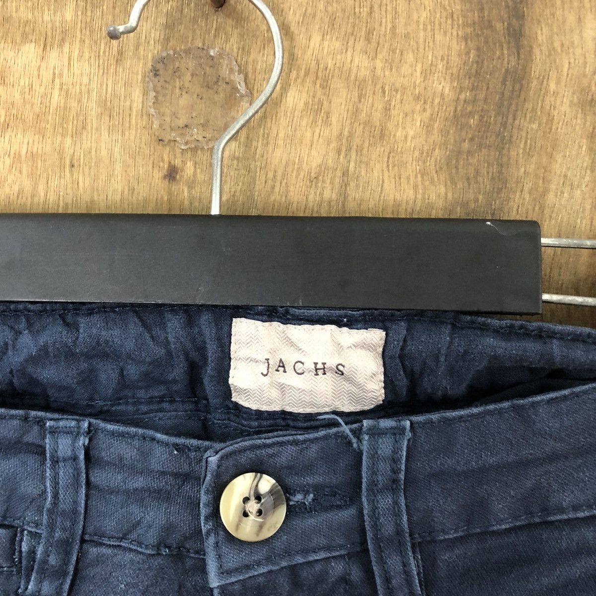 Designer × JACHS NY Jachs Dark Blue Cargo Multipocket pants #6243 Size US 29 - 8 Thumbnail