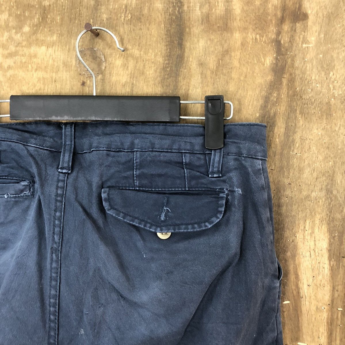 Designer × JACHS NY Jachs Dark Blue Cargo Multipocket pants #6243 Size US 29 - 13 Thumbnail