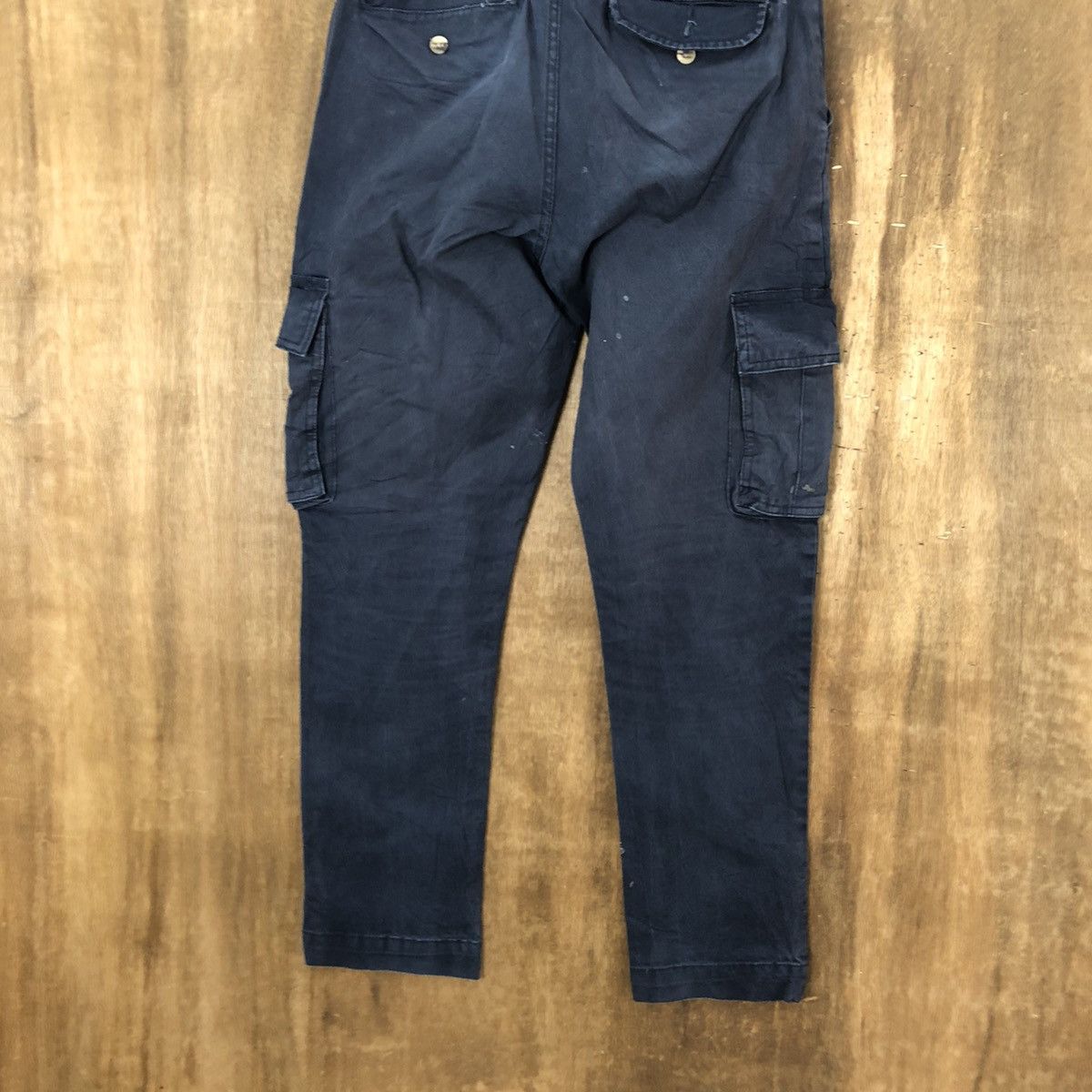 Designer × JACHS NY Jachs Dark Blue Cargo Multipocket pants #6243 Size US 29 - 11 Thumbnail
