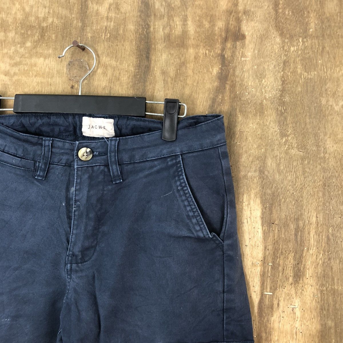 Designer × JACHS NY Jachs Dark Blue Cargo Multipocket pants #6243 Size US 29 - 5 Thumbnail