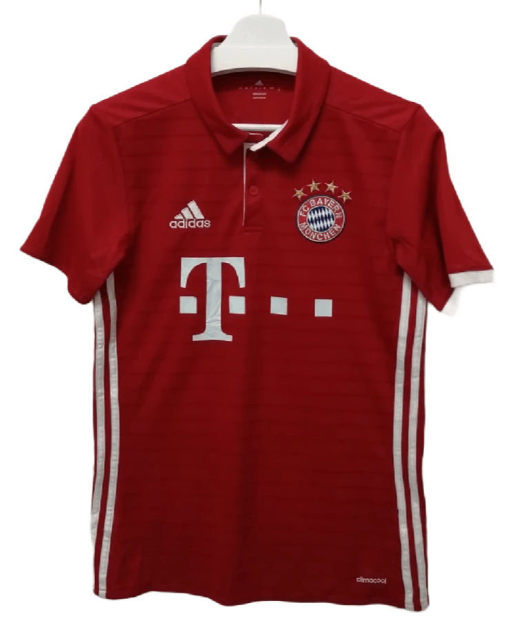 image of Bayern Munchen By Adidas 2016 Jersey in Red, Men's (Size Small)