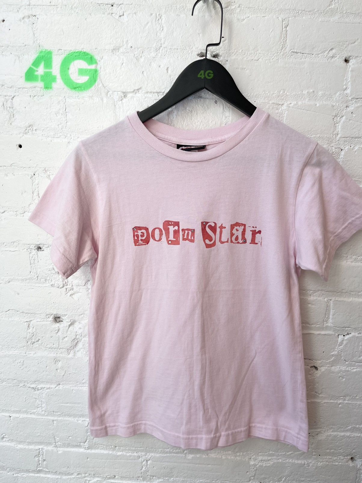 image of Vintage Pornstar Porn Star Shirt Mens Xs/sor Girls M/l in Pink (Size Small)