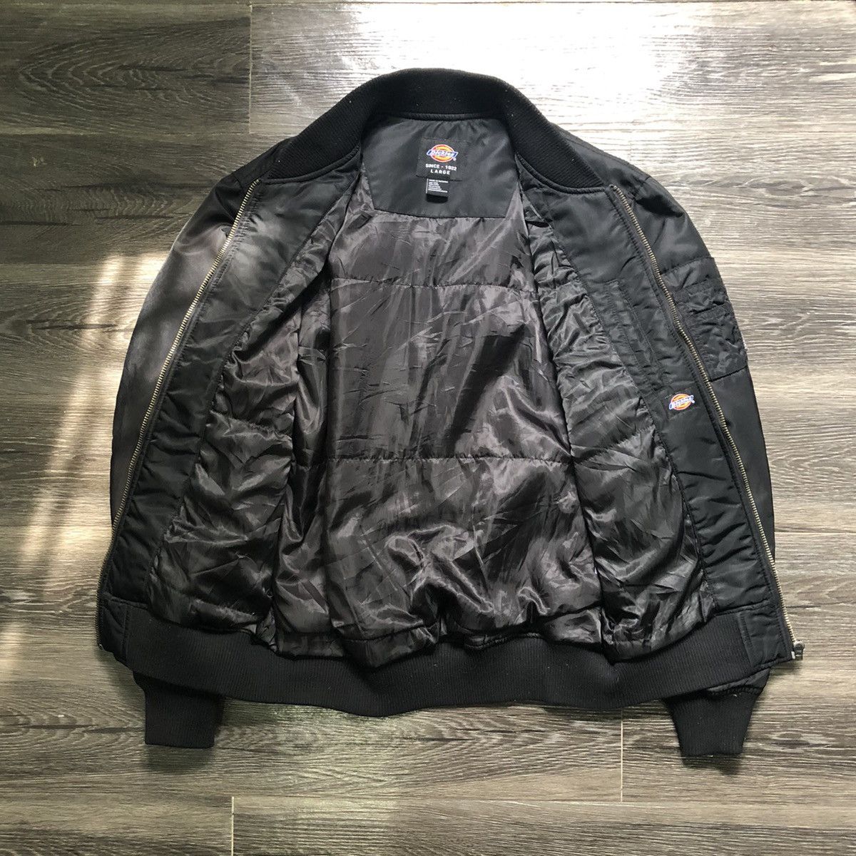 Dickies Dickies All black MA-1 flight bomber jacket Size US L / EU 52-54 / 3 - 11 Thumbnail