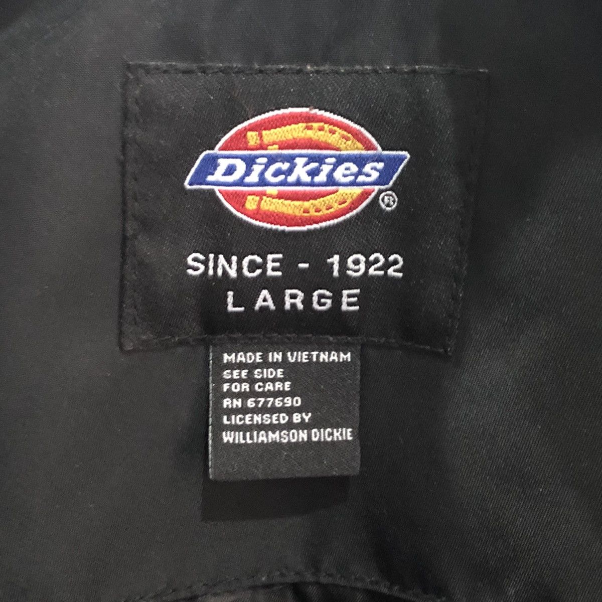 Dickies Dickies All black MA-1 flight bomber jacket Size US L / EU 52-54 / 3 - 13 Thumbnail