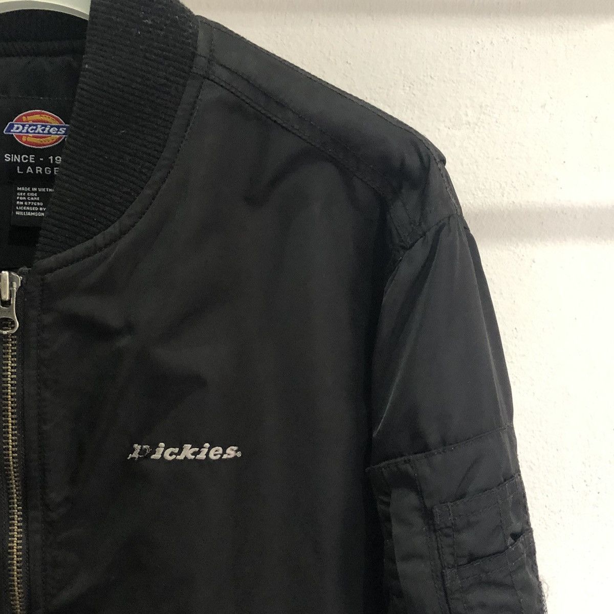 Dickies Dickies All black MA-1 flight bomber jacket Size US L / EU 52-54 / 3 - 3 Thumbnail